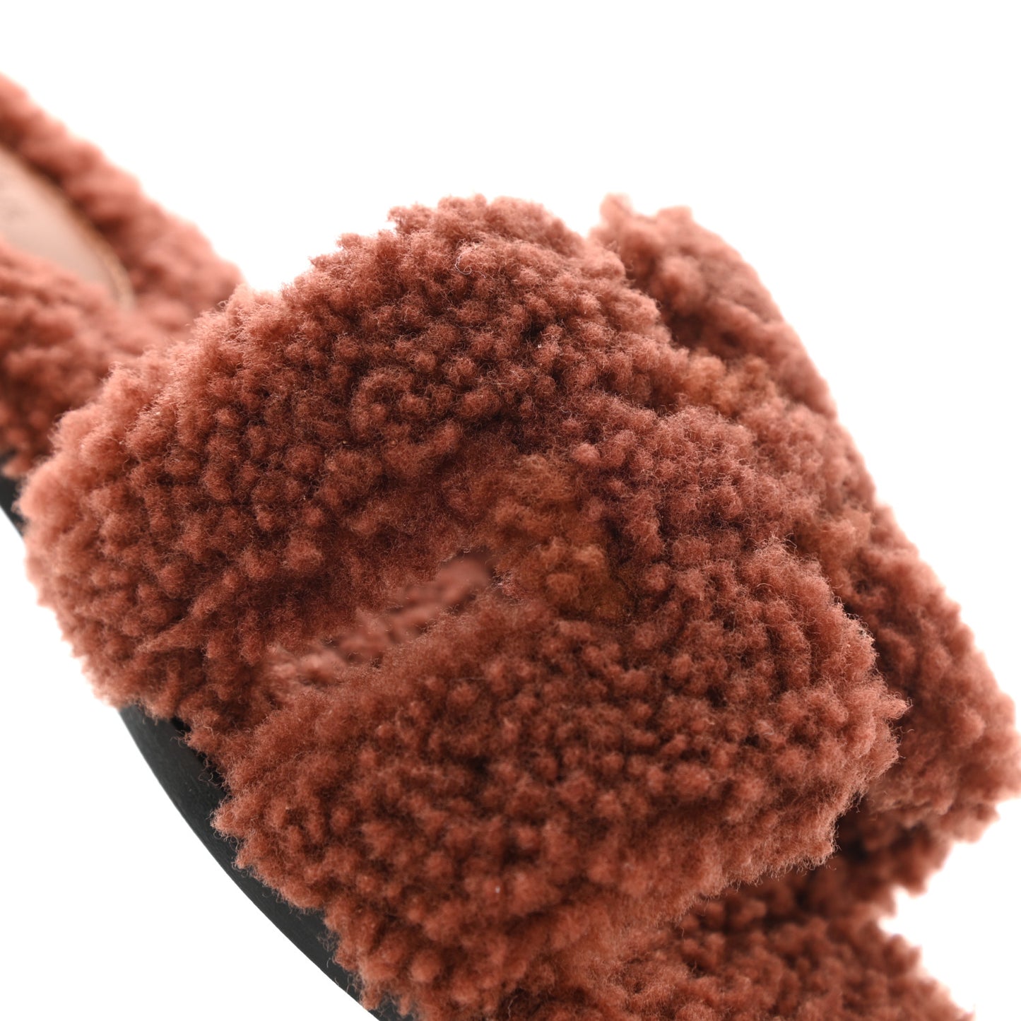Woolskin Oran Sandals 36 Cognac