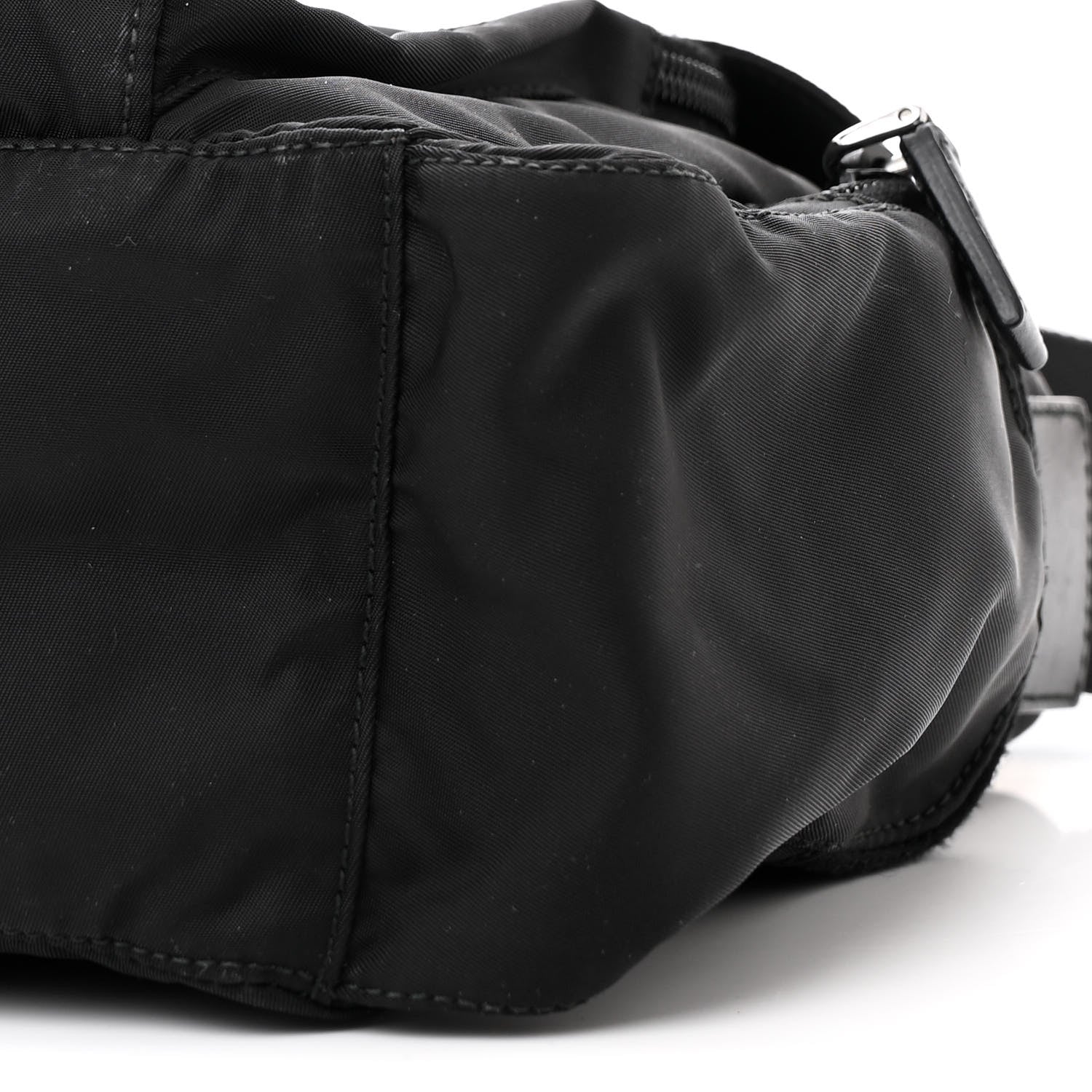 Prada Nylon Vela Messenger Black 10 of 14