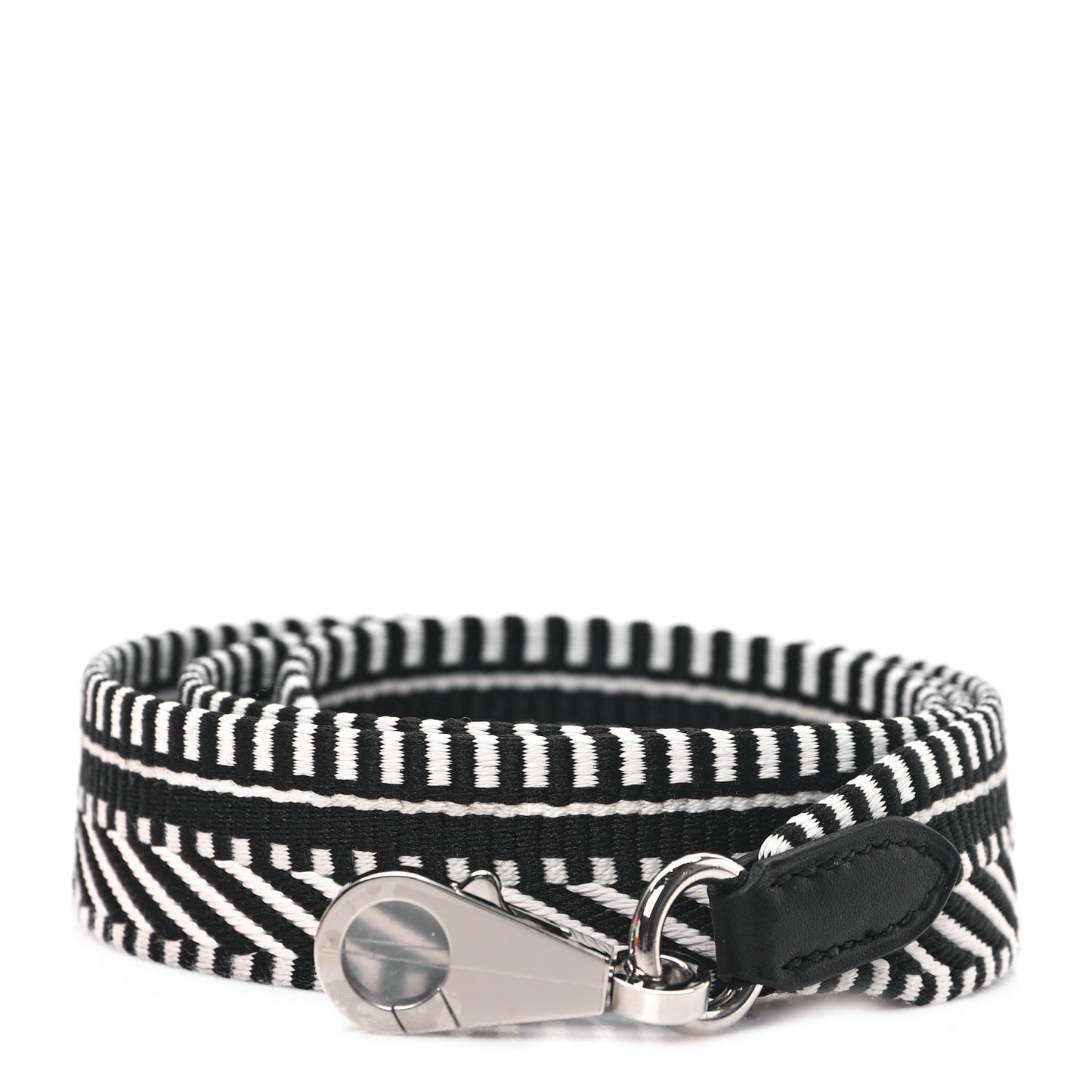 Toile Swift 25mm Sangle Cavale Shoulder Strap Black Ecru