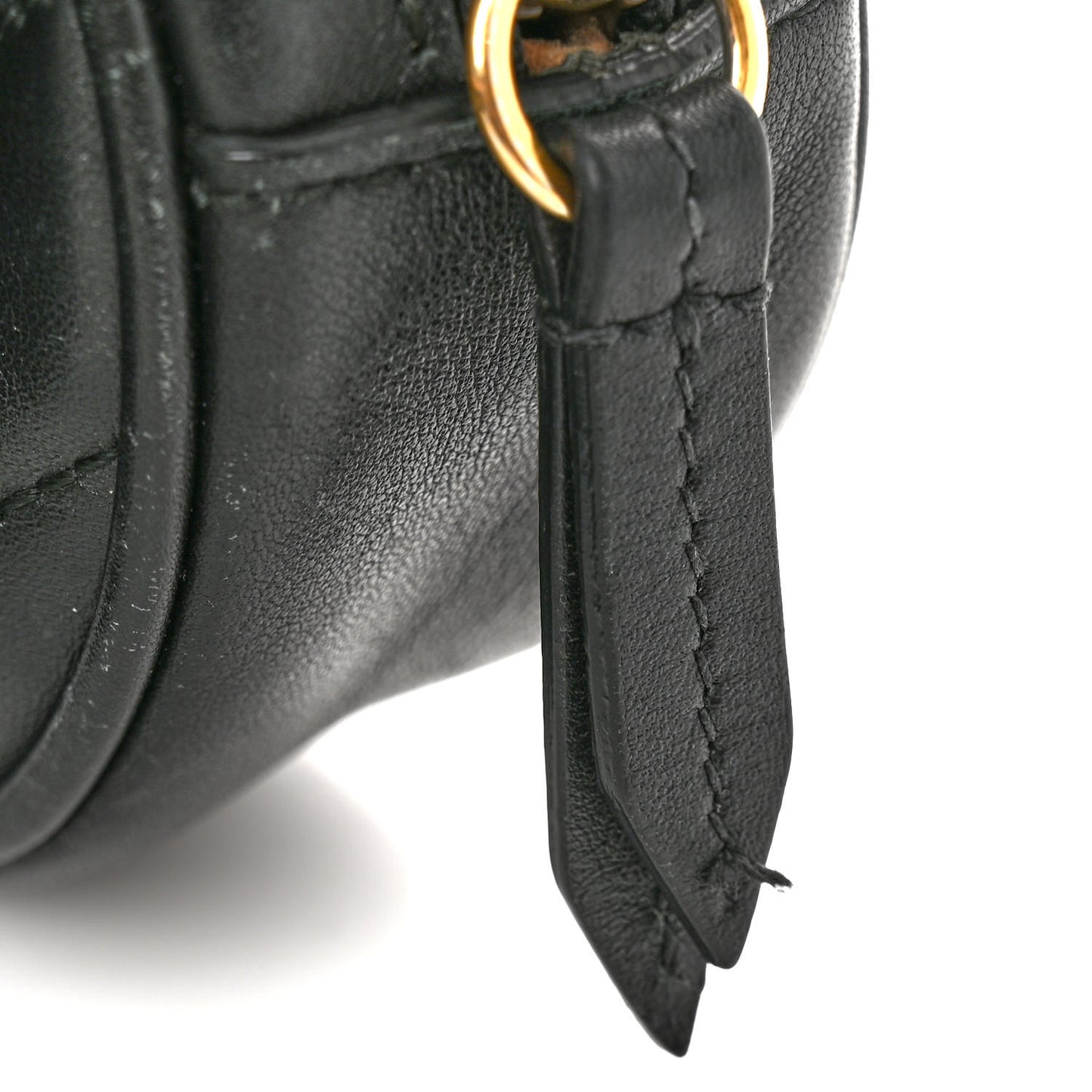 Calfskin Matelasse GG Marmont Belt Bag 85 34 Black