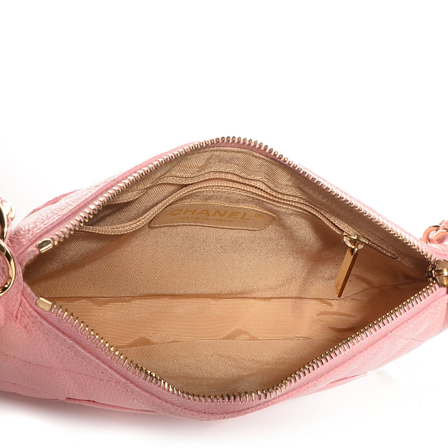 Caviar Quilted Timeless Shoulder Bag Pink