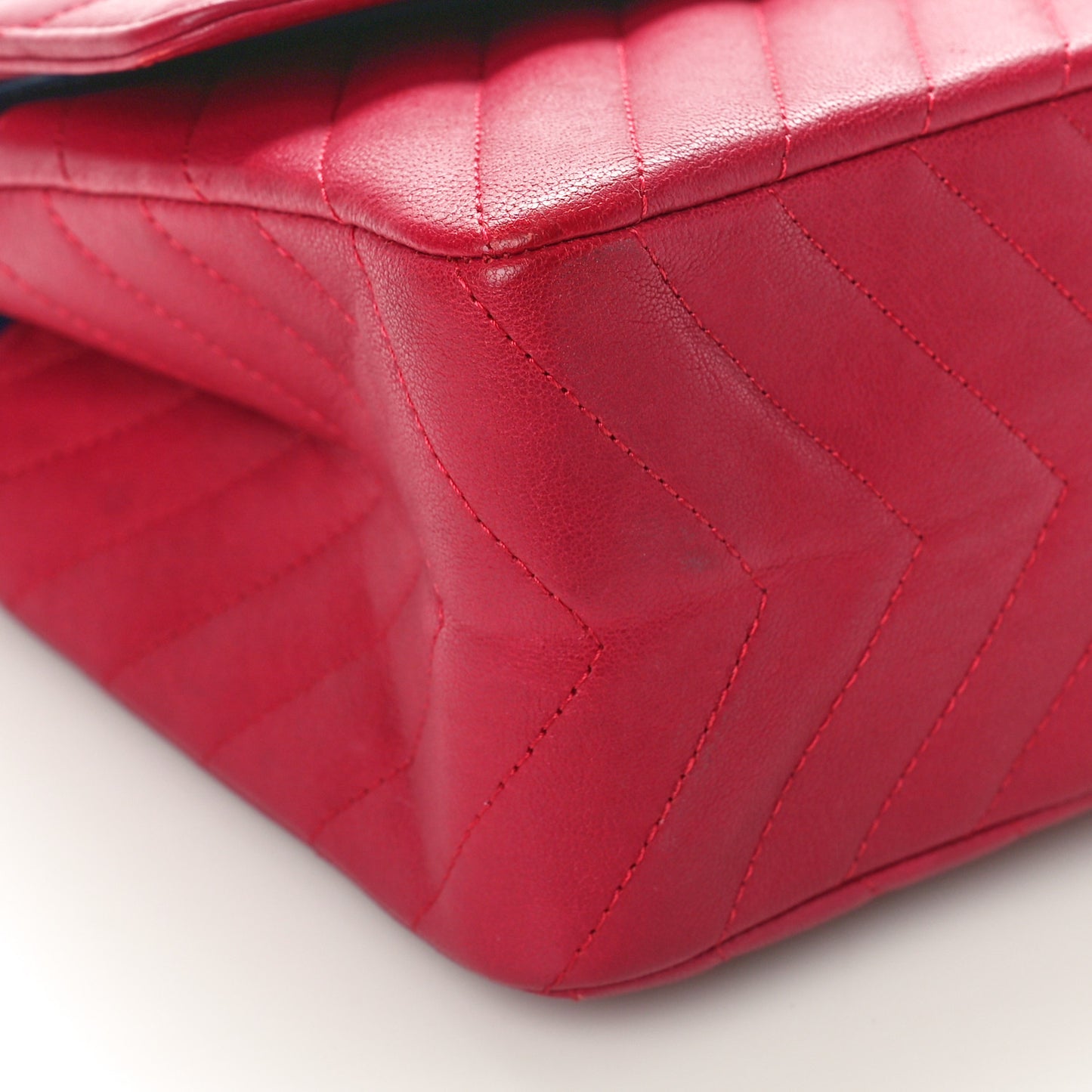 Sheepskin Chevron Quilted 2.55 Reissue 226 Flap Dark Pink