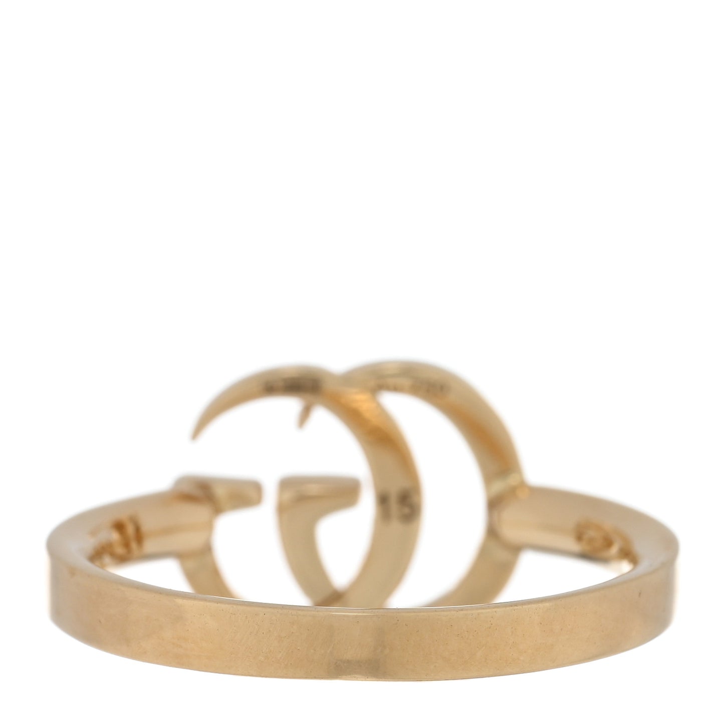 18K Yellow Gold Running GG Ring 54 7