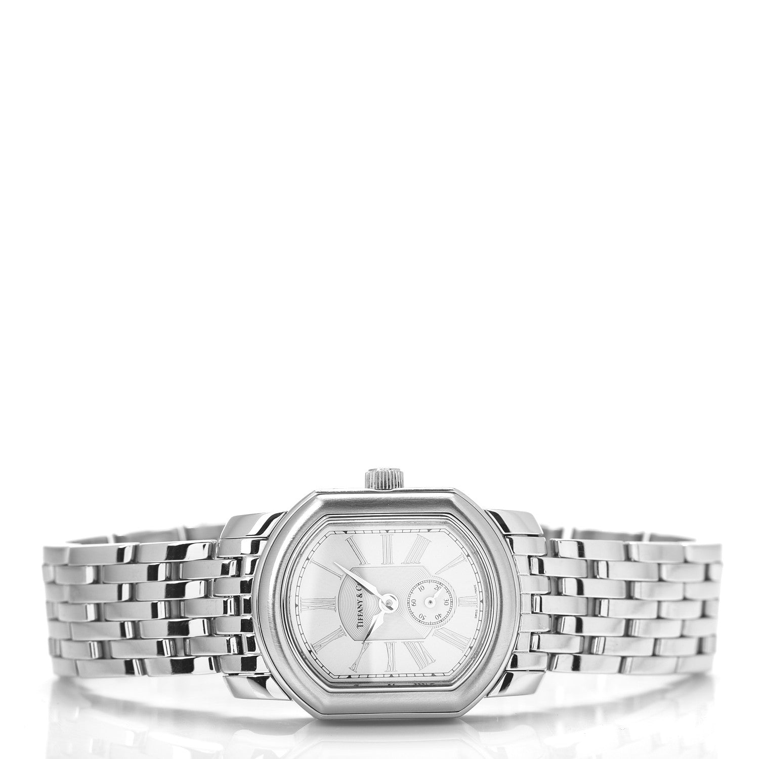 Tiffany Stainless Steel 24mm Mark Coupe Resonator Quartz Watch 2 of 4