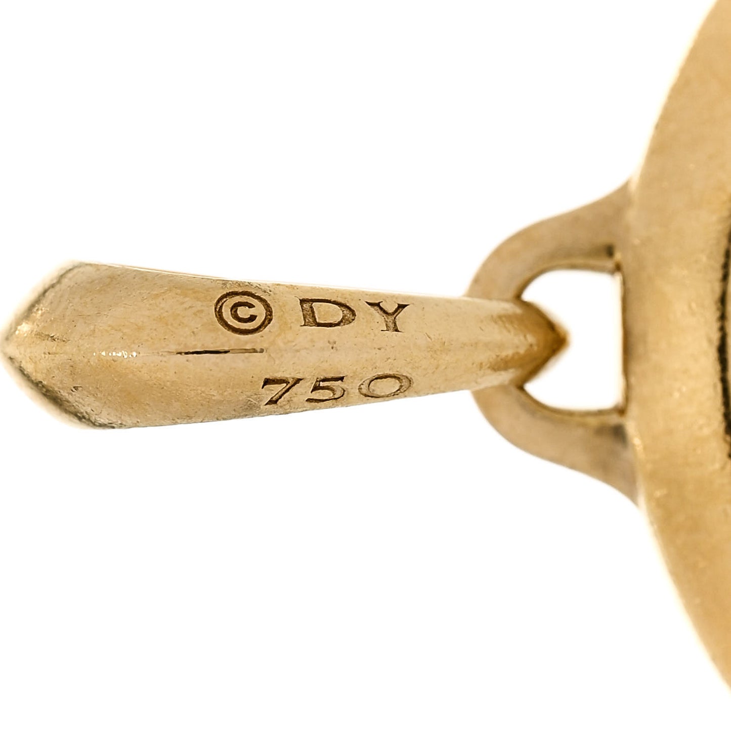 18K Yellow Gold Diamond St. Christopher Amulet Pendant