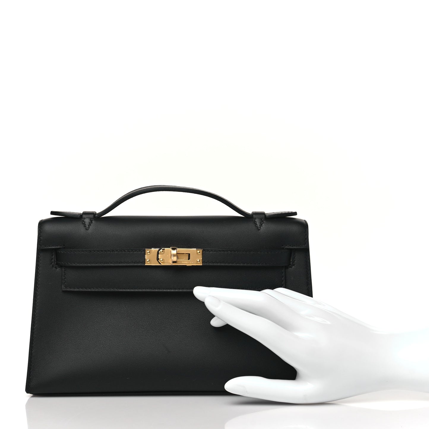 Swift Kelly Pochette Clutch Black
