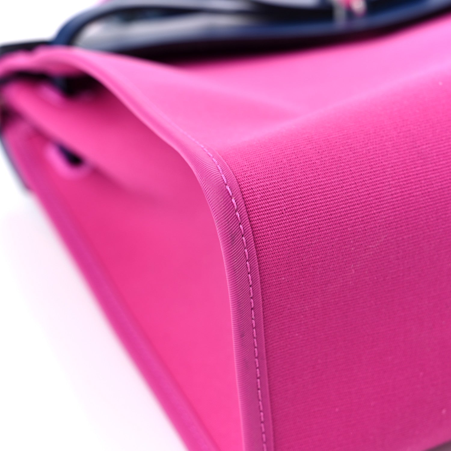 Hermes Vache Hunter Toile Herbag Zip 31 PM Magnolia Bleu Saphir 9 of 14