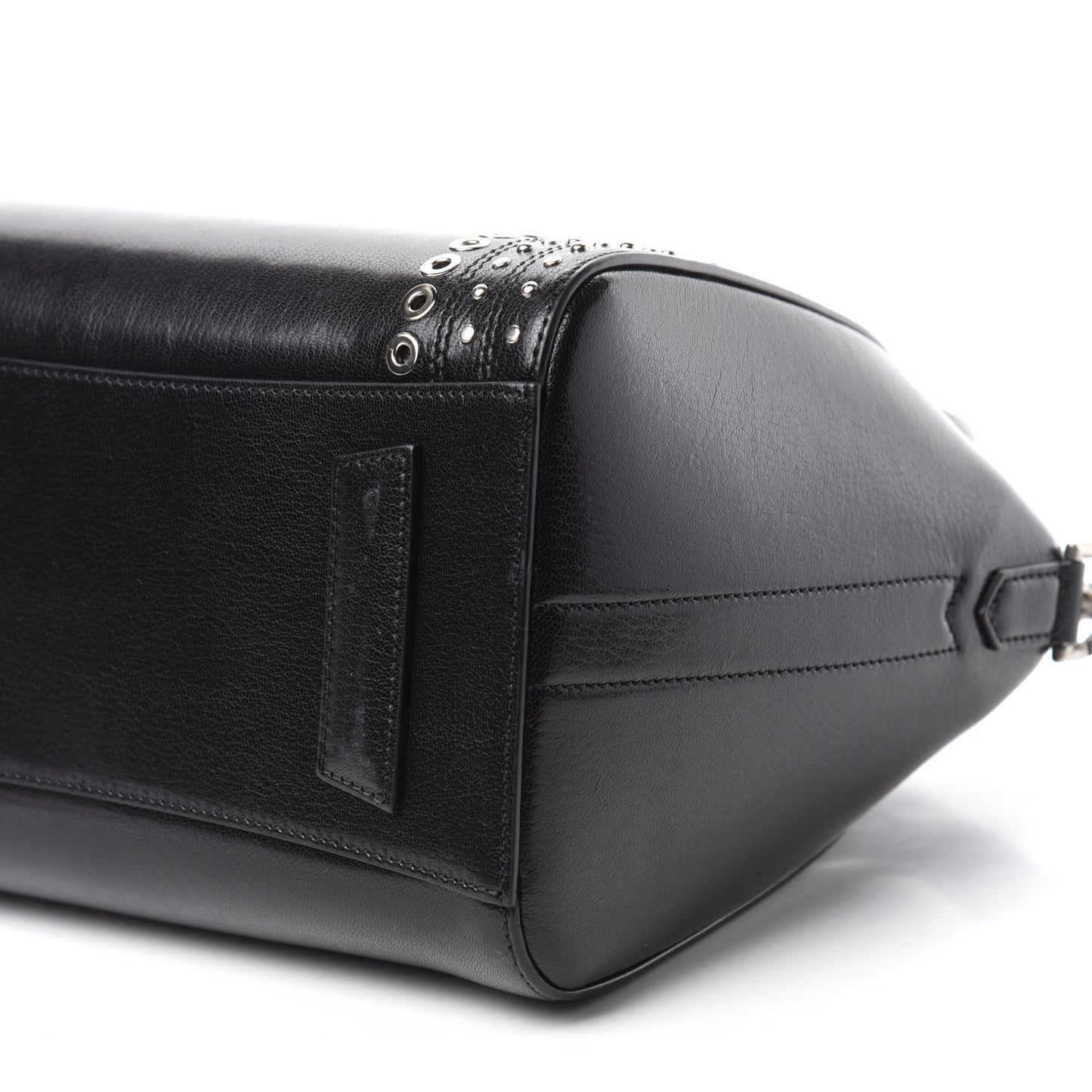Goatskin Small Studded Antigona Black
