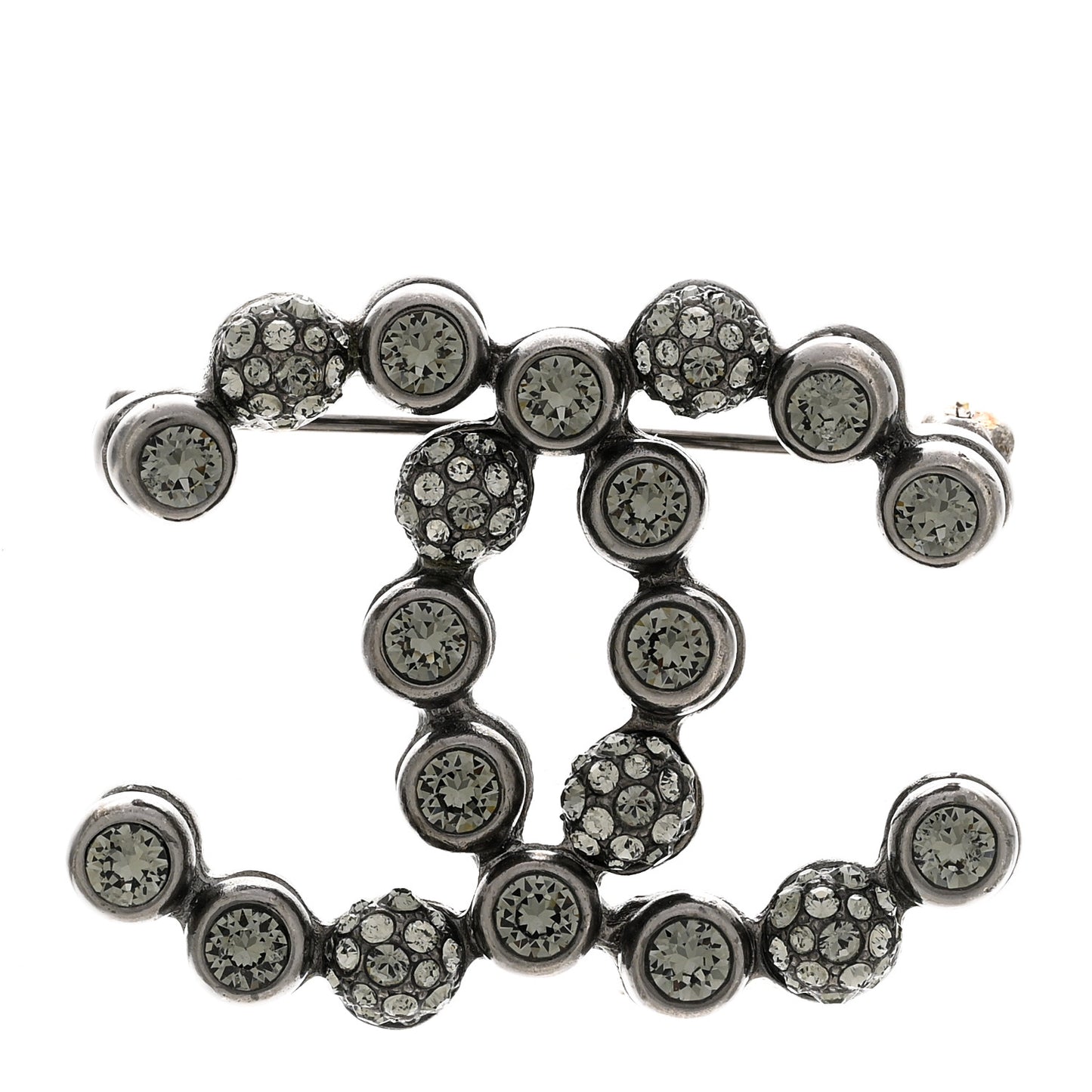 Ruthenium Crystal CC Brooch