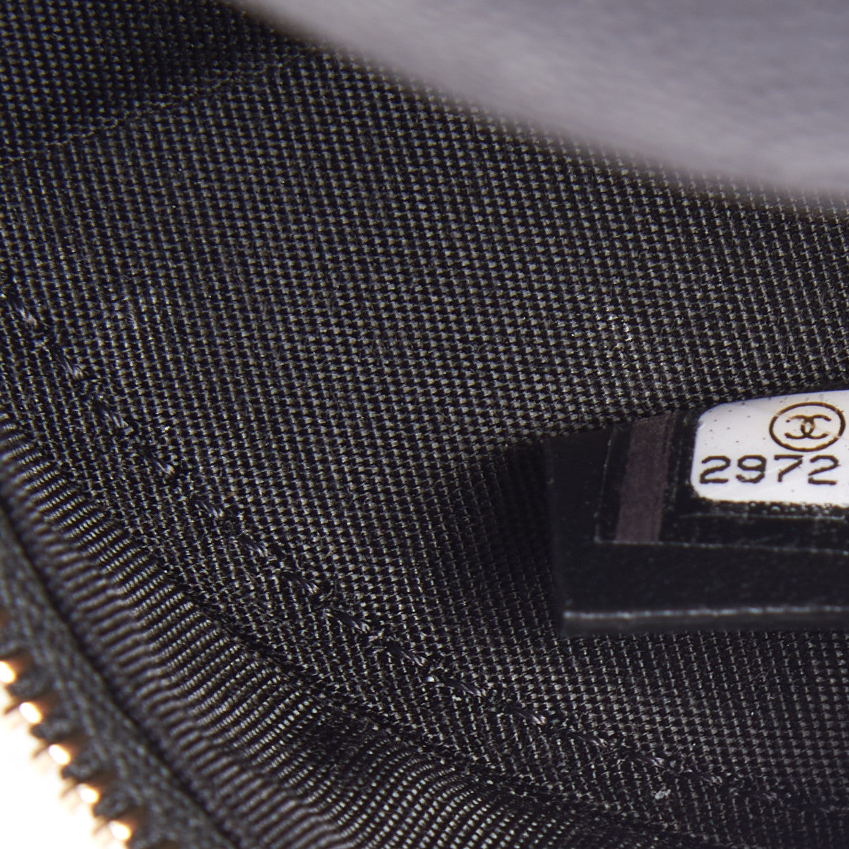 Caviar Quilted Round Filigree Crossbody Black