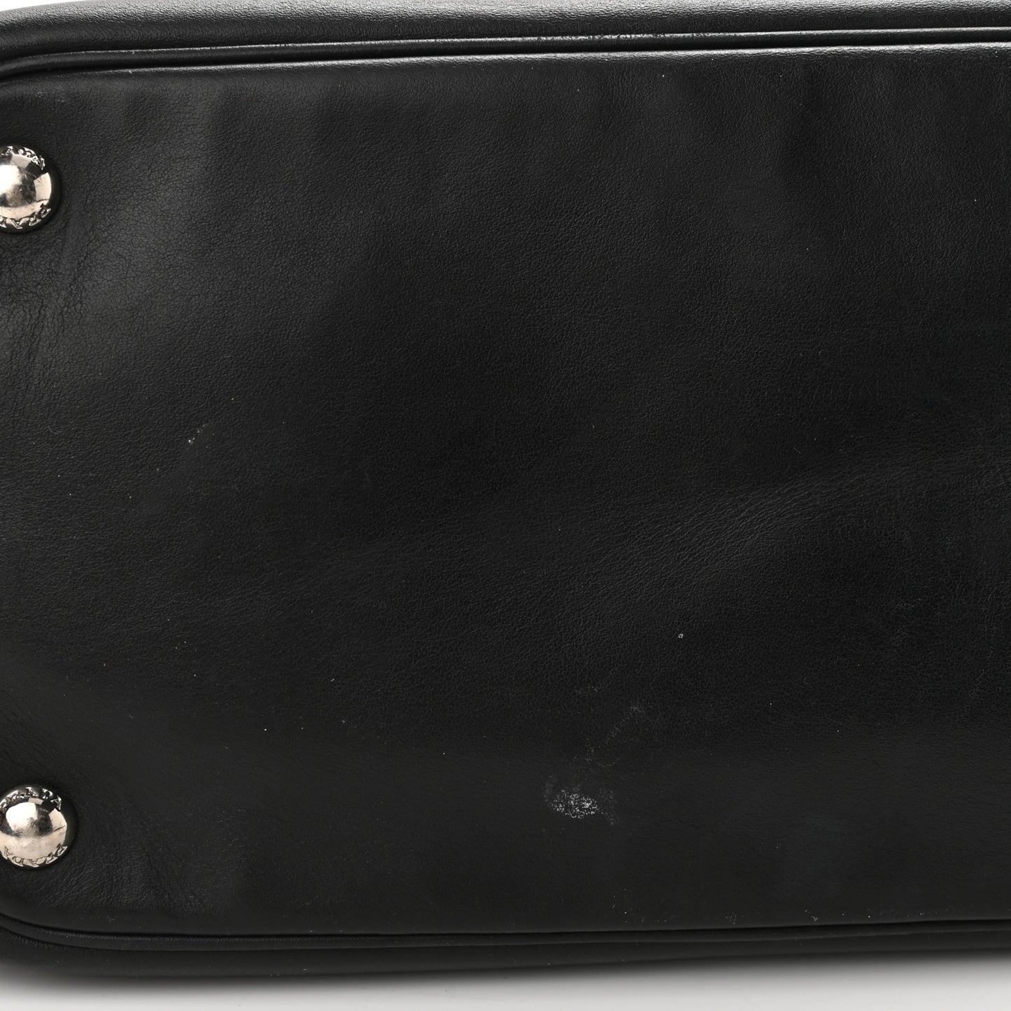 Soft Calfskin Galleria Double Zip Tote Black