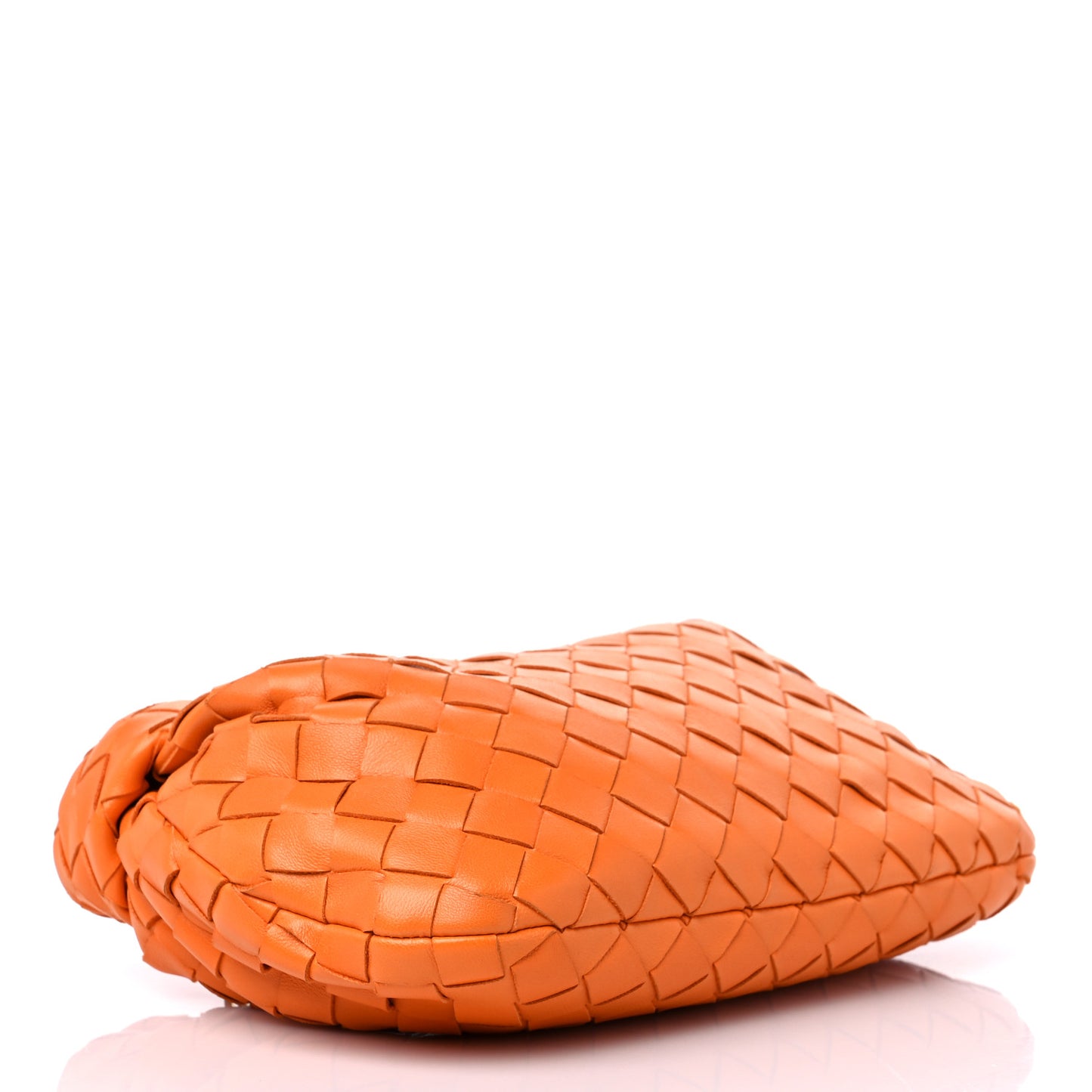 Nappa Intrecciato Mini Jodie Tangerine