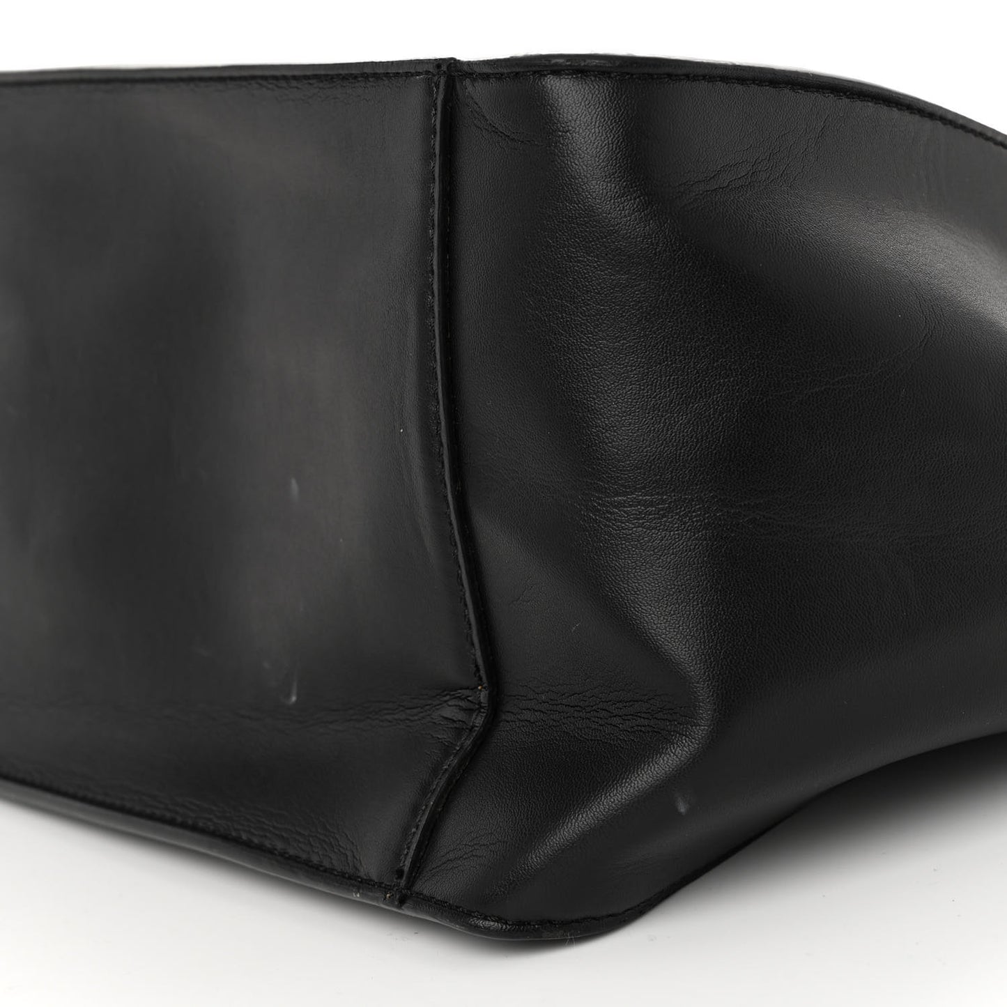 Eco Alter Nappa East West Perforated Tote Black