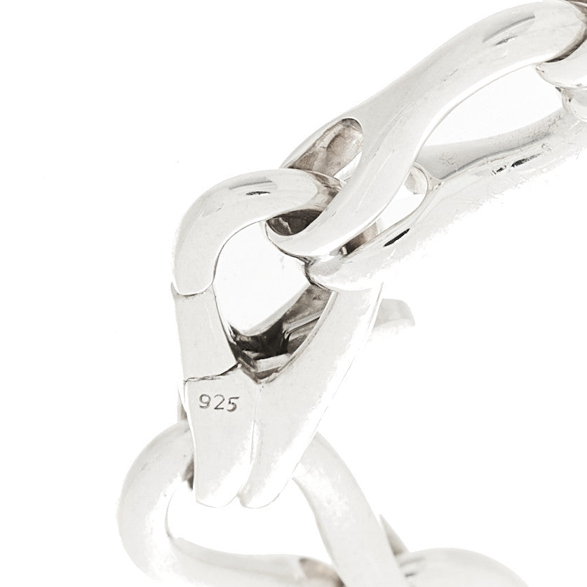 Sterling Silver Diamond Surf Bracelet