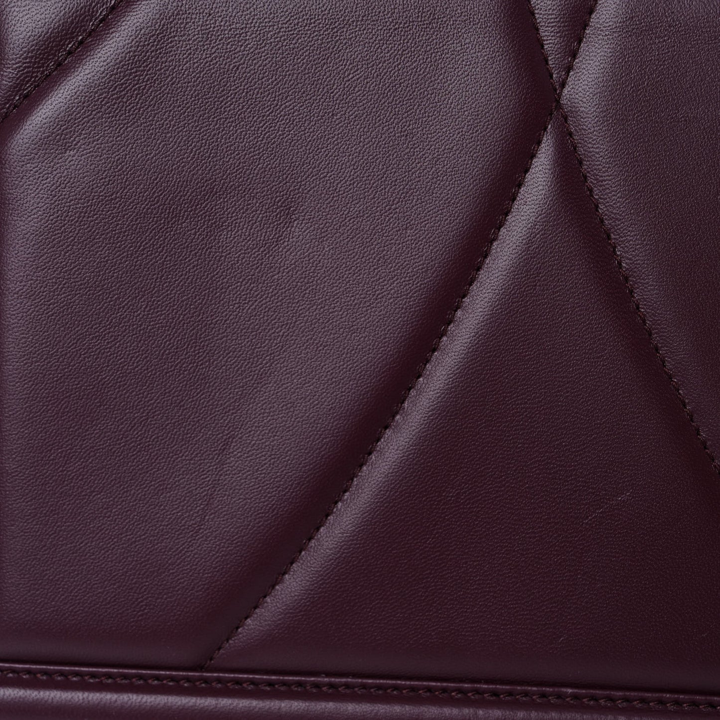 Calfskin Large Devotion Bag Burgundy