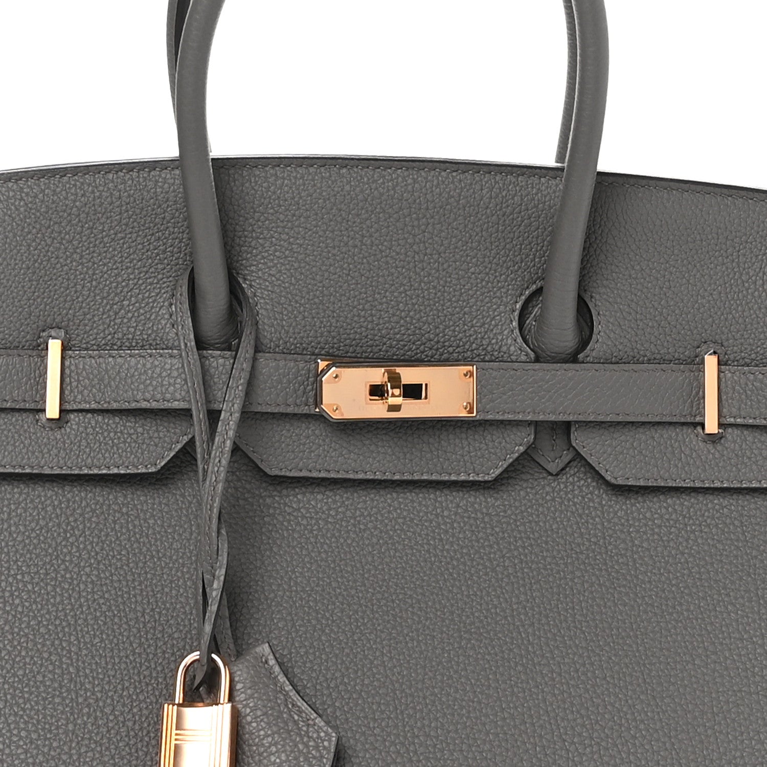 Hermes Togo Birkin 35 Etain 8 of 13