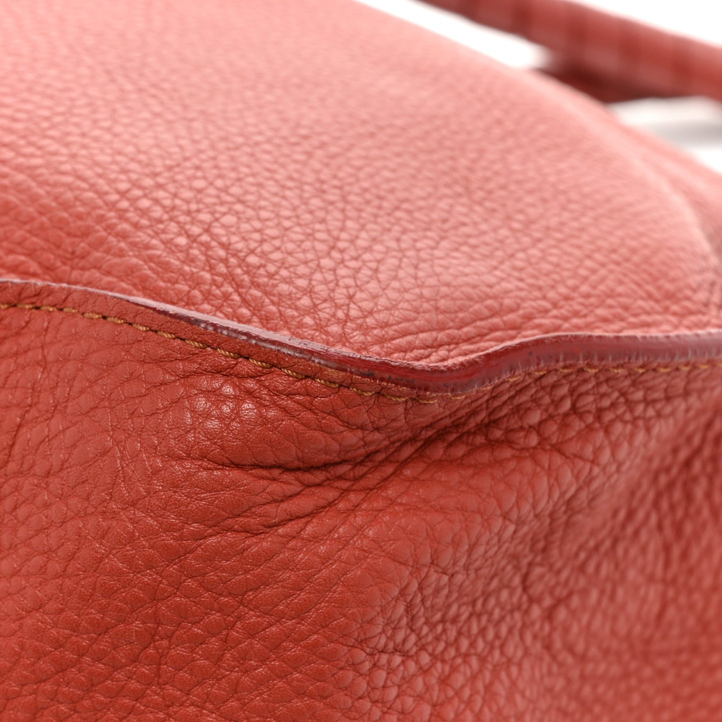 Calfskin Large Marcie Satchel Maple Leaf