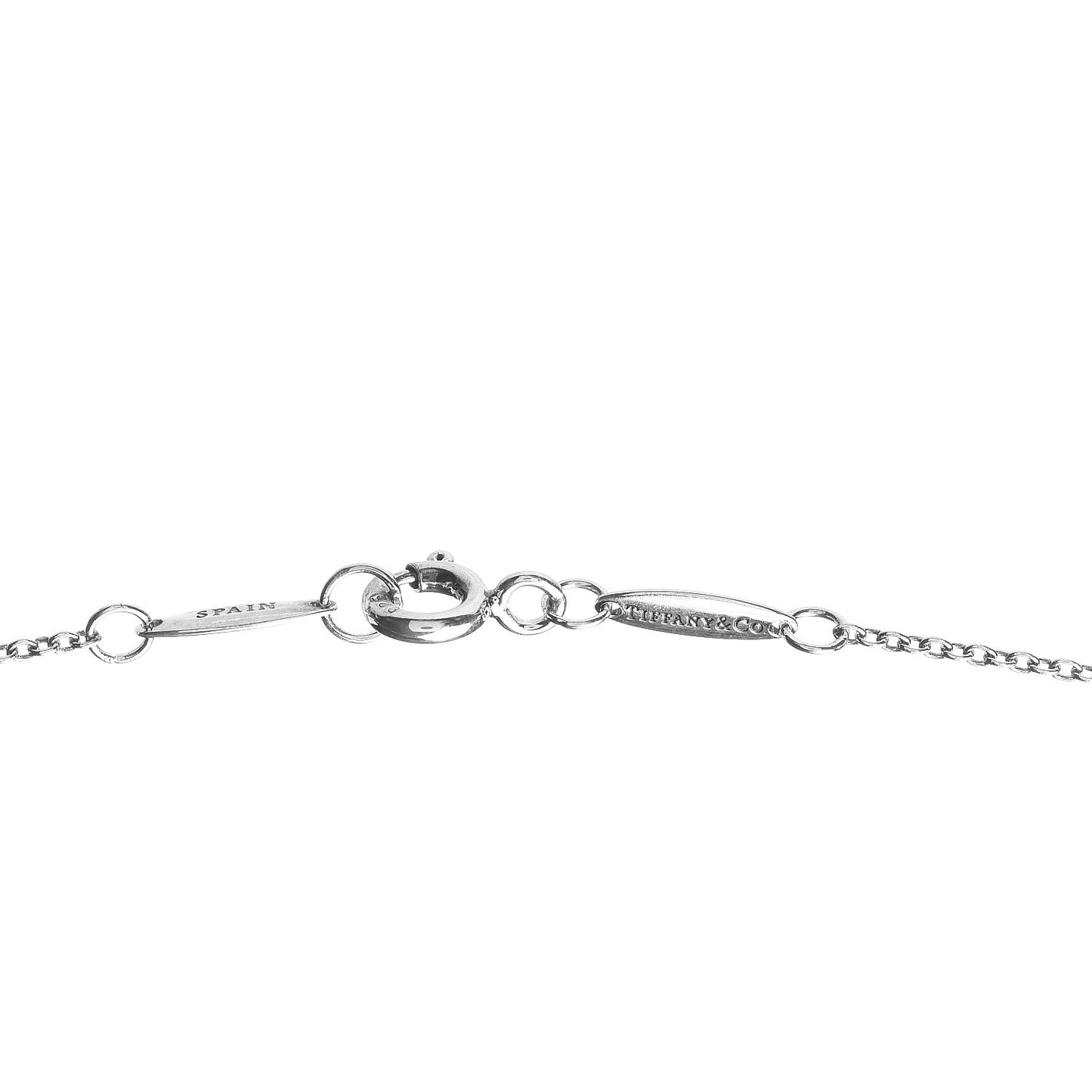 Sterling Silver 17mm Elsa Peretti Eternal Circle Pendant Necklace