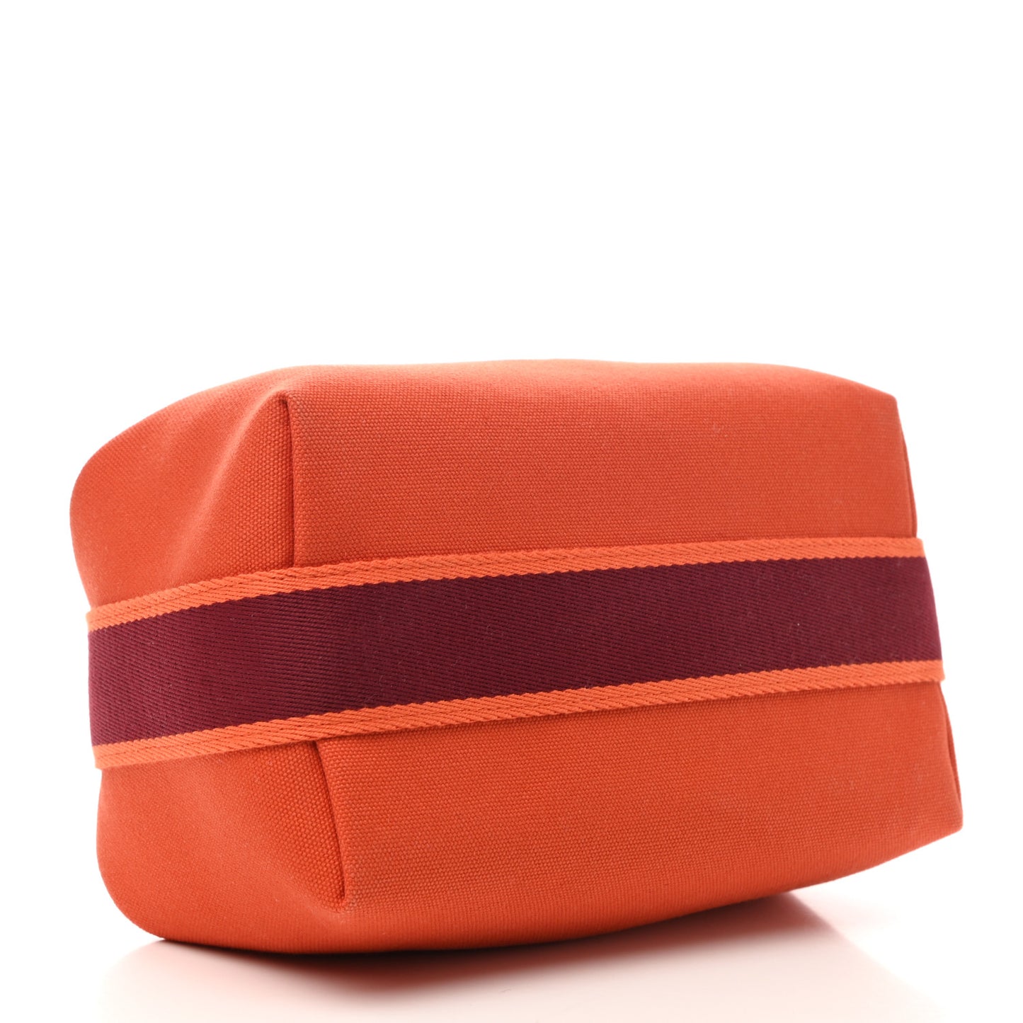 Canvas Small Bride-A-Brac Pouch Orange Burgundy
