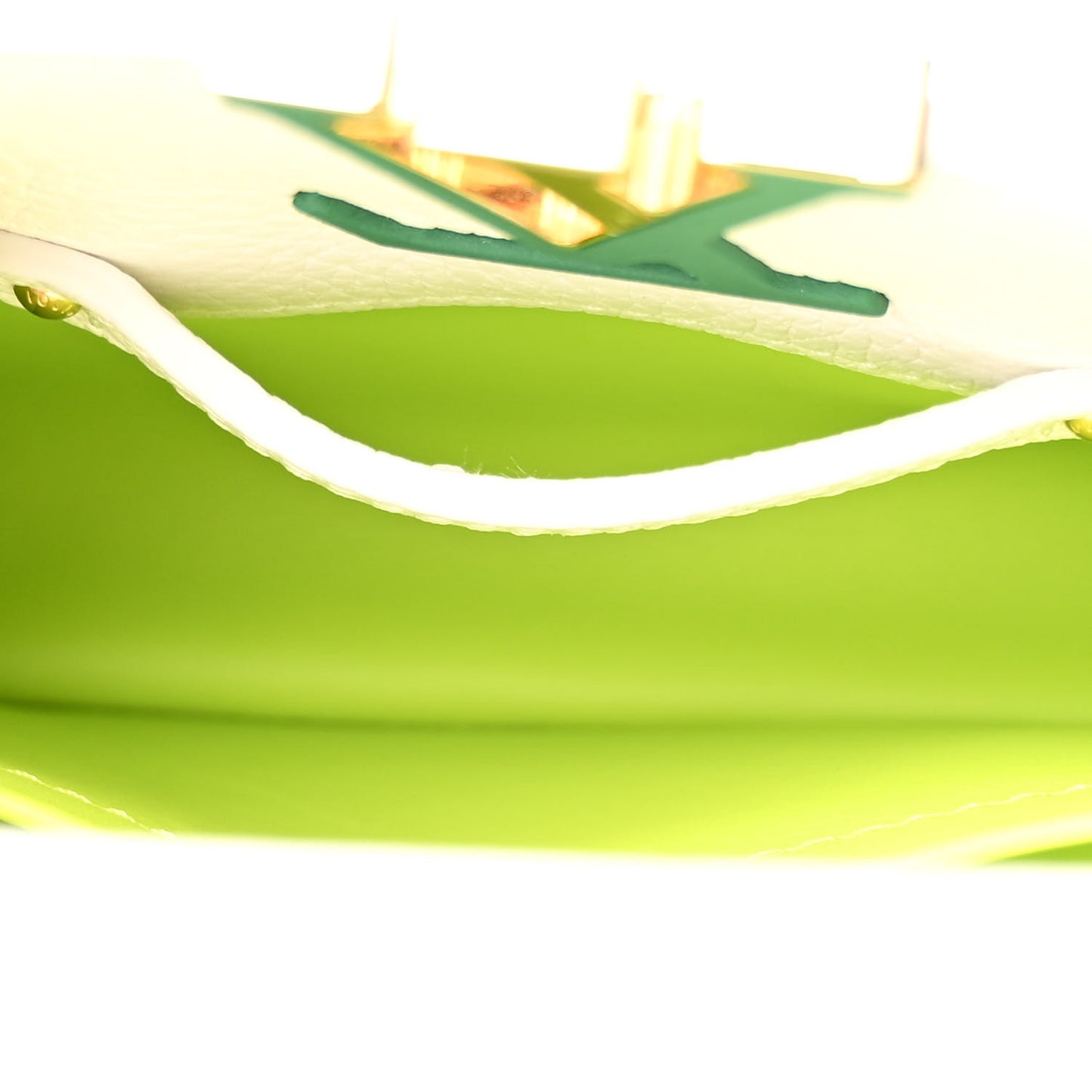 Taurillon Braided Capucines Mini Vert