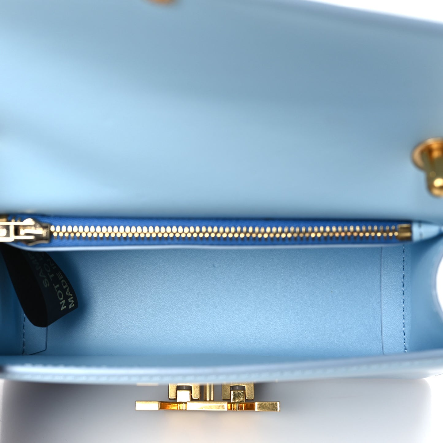 Calfskin Mini Legacy Satchel Blue
