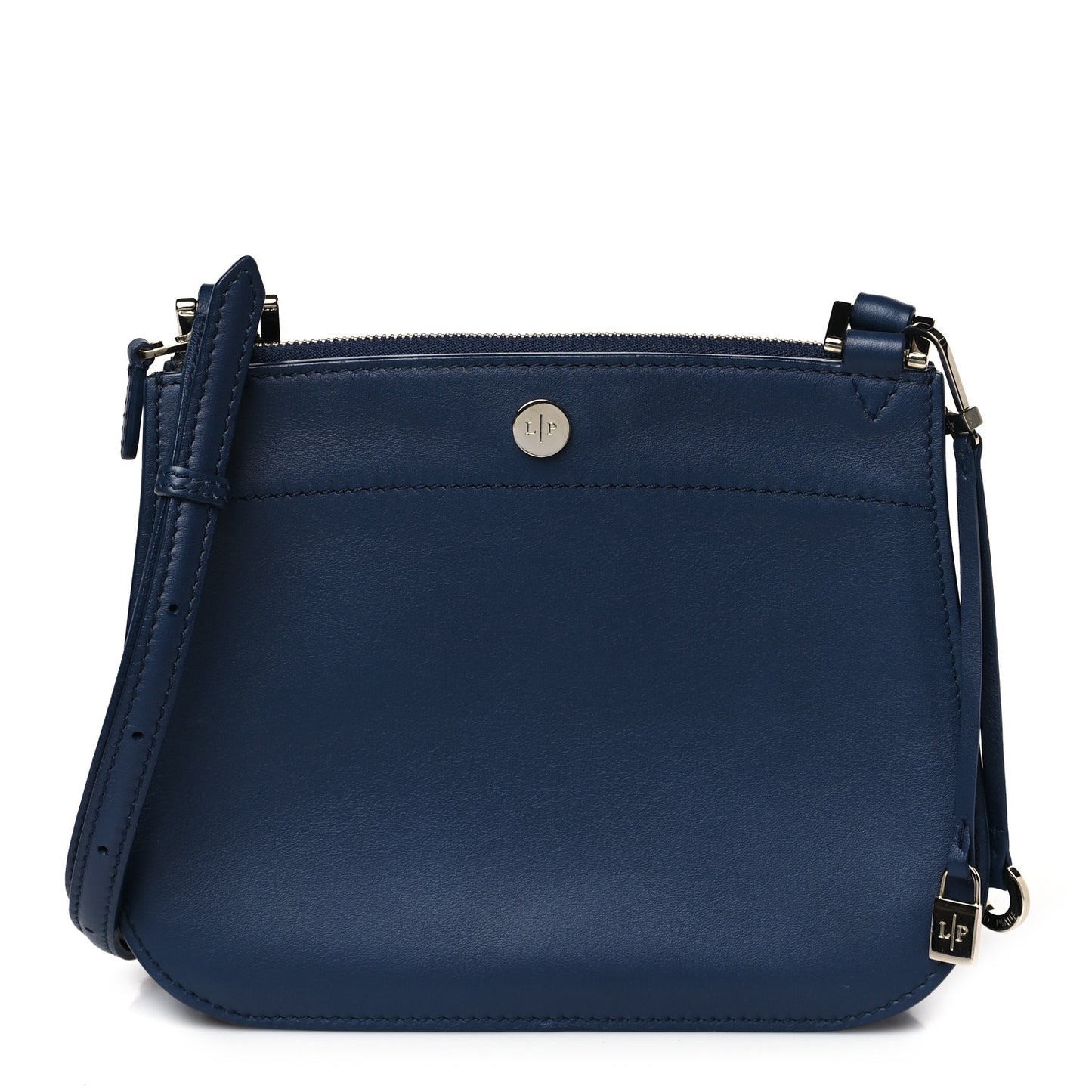 Calfskin Milky Way Odessa Shoulder Bag Navy