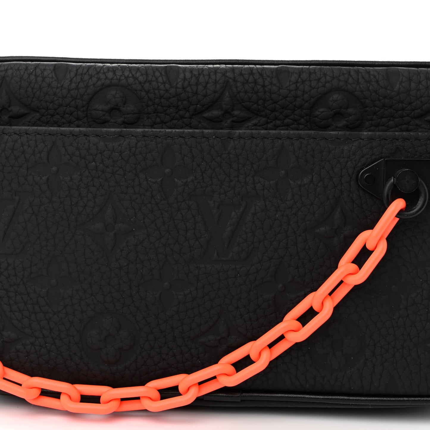 Taurillon Monogram Uniformes Solar Ray Soft Pochette Volga Belt Bag Black