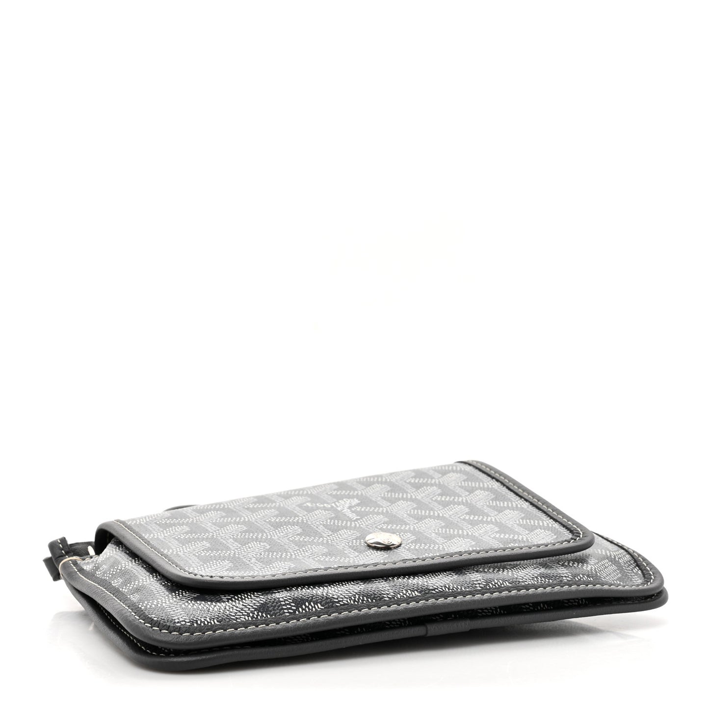 Goyardine Plumet Wallet Clutch Grey