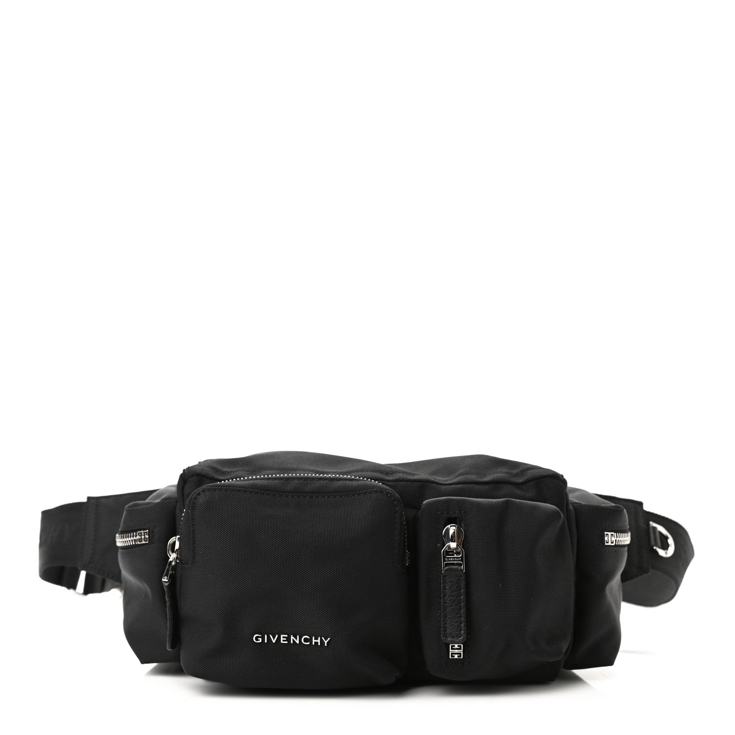 Givenchy Nylon Pandora Multipocket Bum Bag Black 1158757
