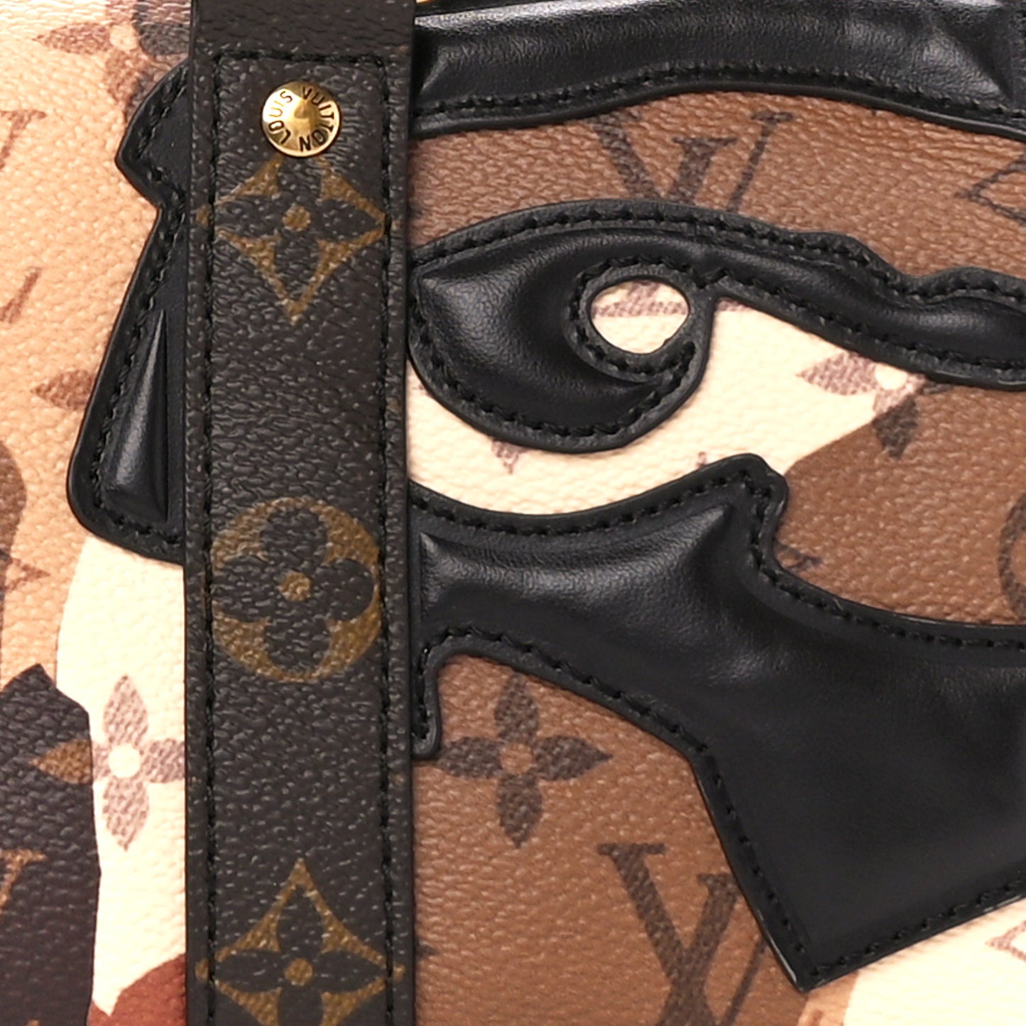 Monogram Portrait Keepall Bandouliere 25 Brown