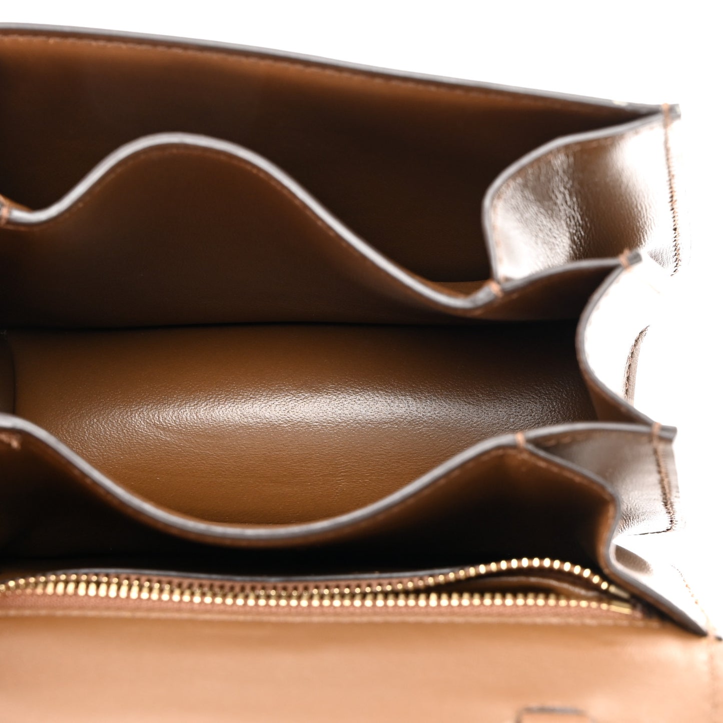 Smooth Calfskin Small Classic Box Flap Bag Camel