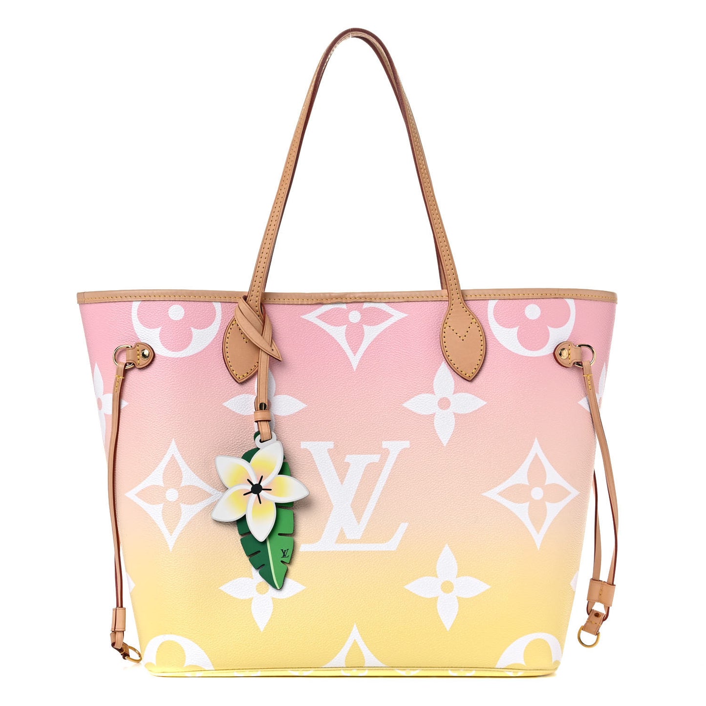 Monogram Giant By The Pool Neverfull MM Light Pink