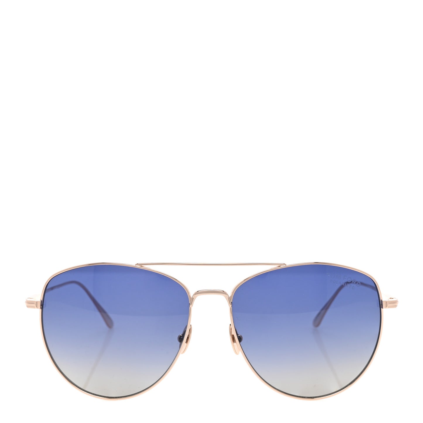 Titanium Milla Aviator Sunglasses TF784 Gold