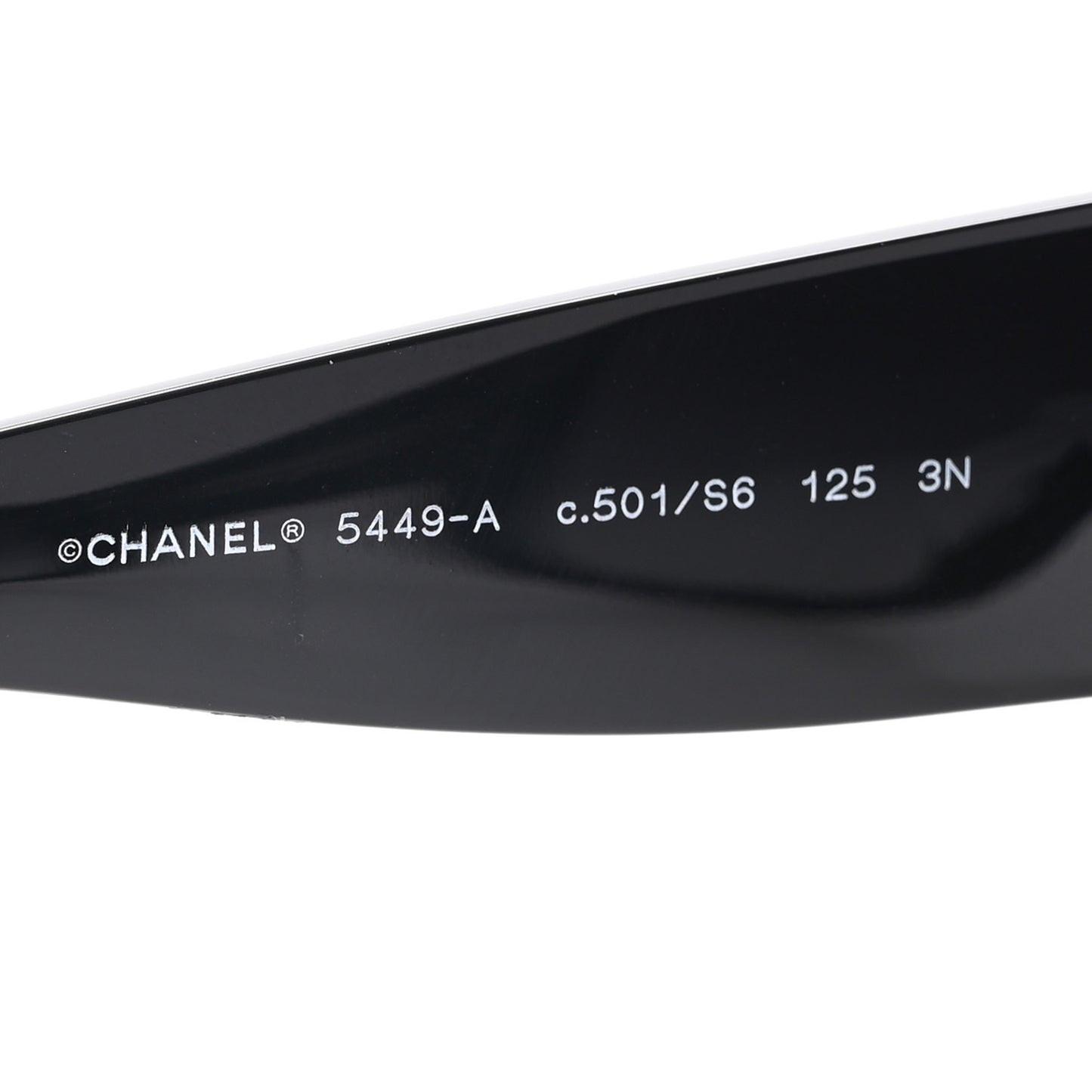 Acetate Shield Sunglasses 5449-A Black