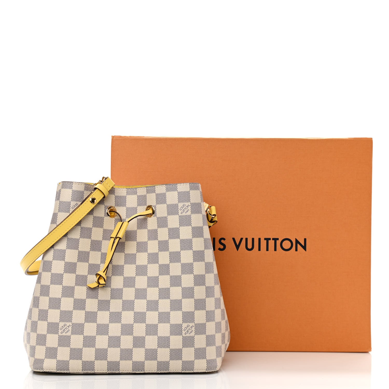 Louis Vuitton Damier Azur Neonoe MM Pineapple 10 of 10