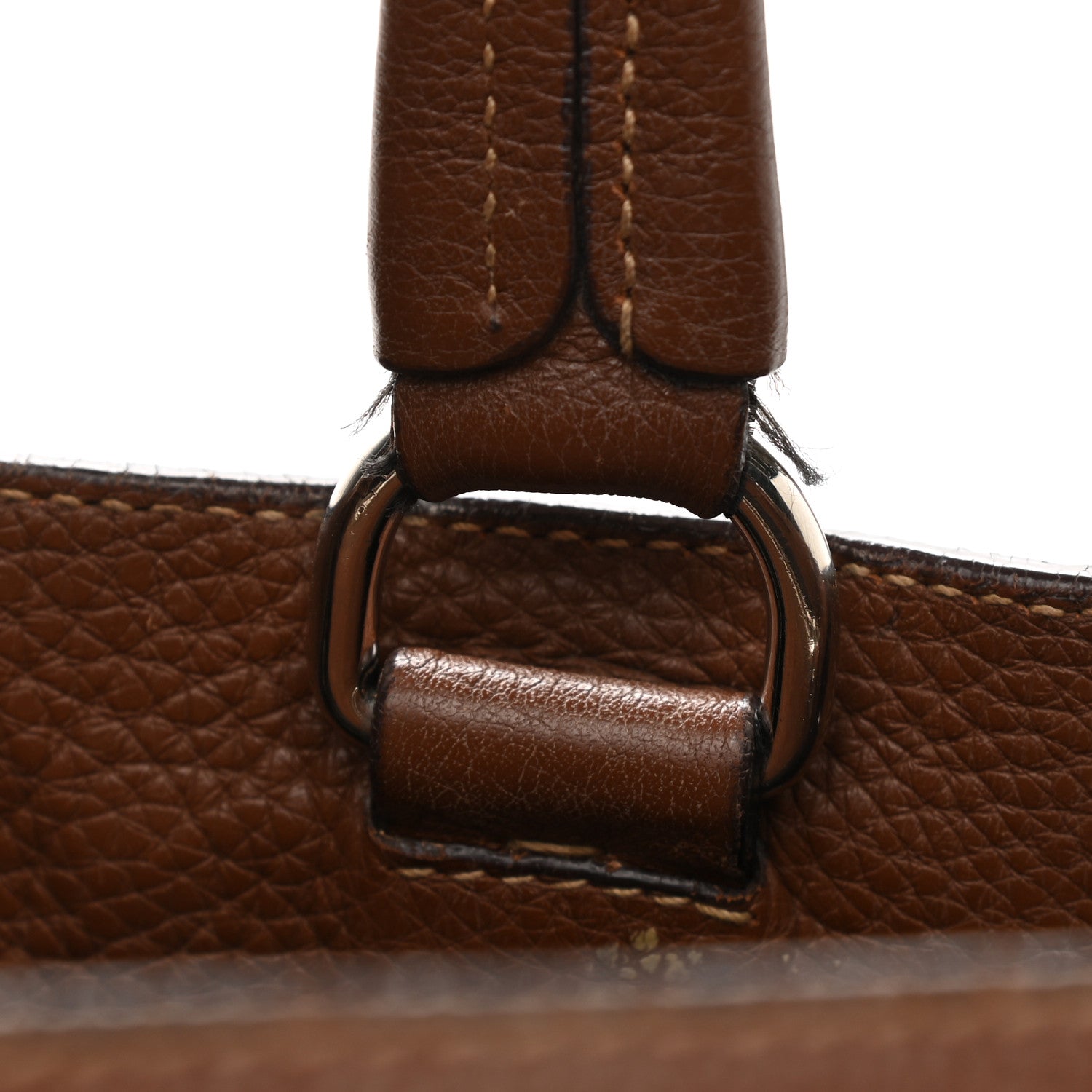 Prada Vitello Daino Shoulder Bag Bruciato 14 of 17