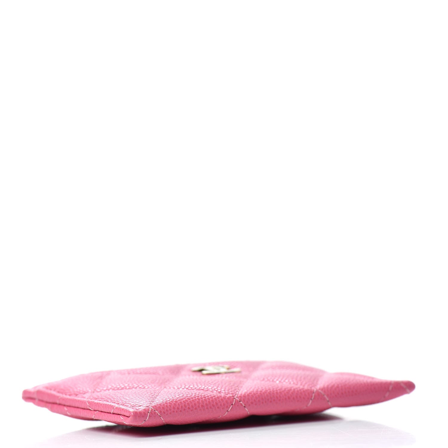 Chanel Caviar Quilted Card Holder Pink 4 of 7