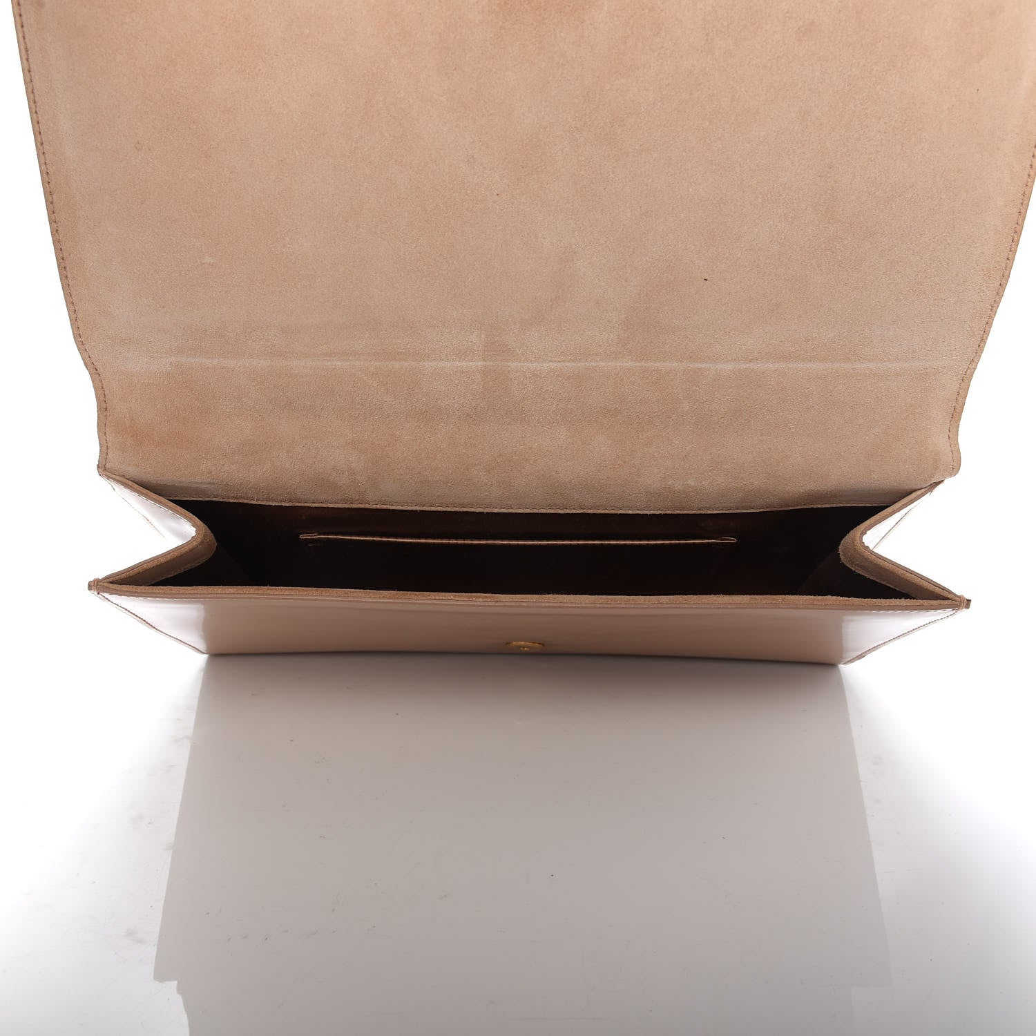 Saint Laurent Patent Calfskin Monogram Large Belle De Jour Clutch Chair 5 of 9