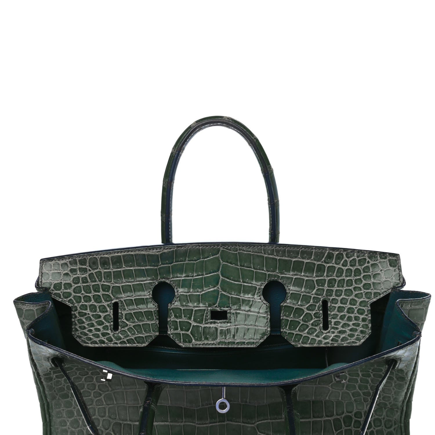 Hermes Matte Porosus Crocodile Birkin 35 15 of 35