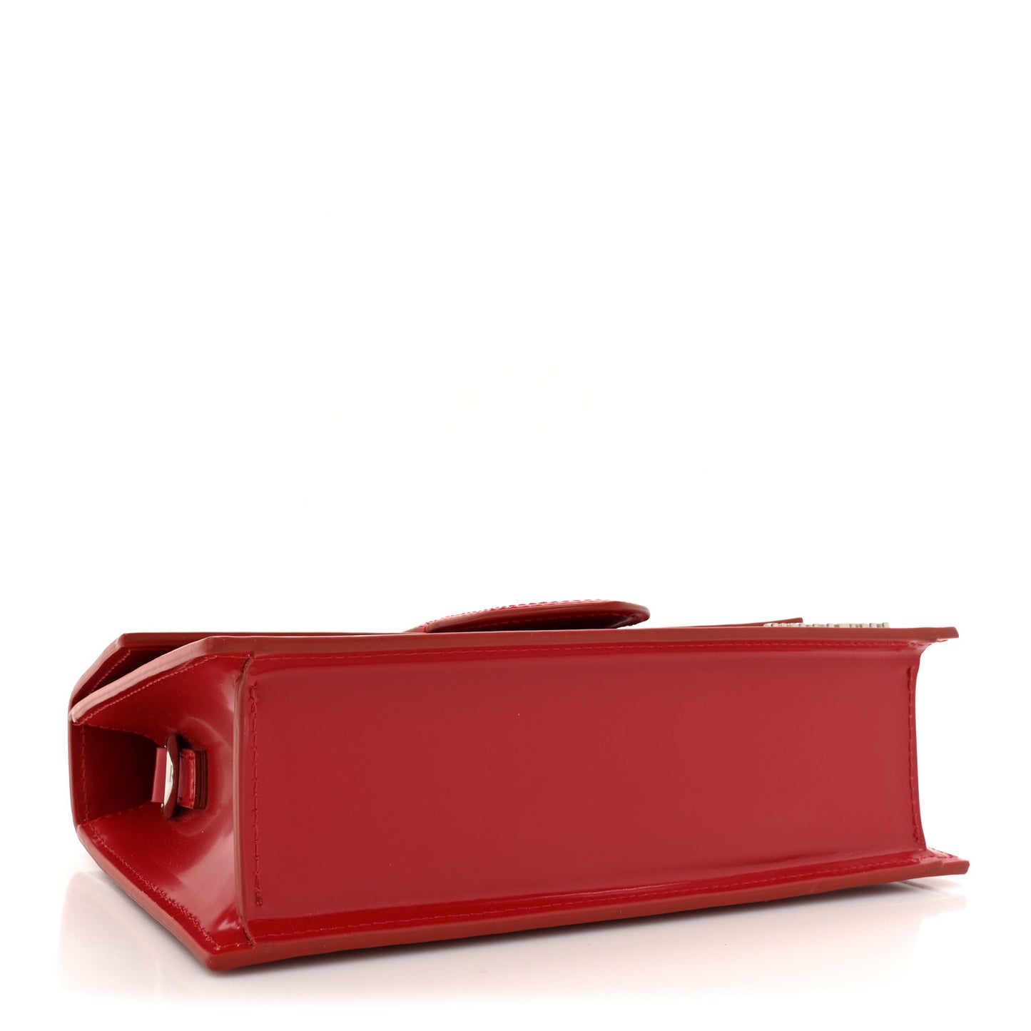 Glazed Calfskin Le Grand Bambino Red