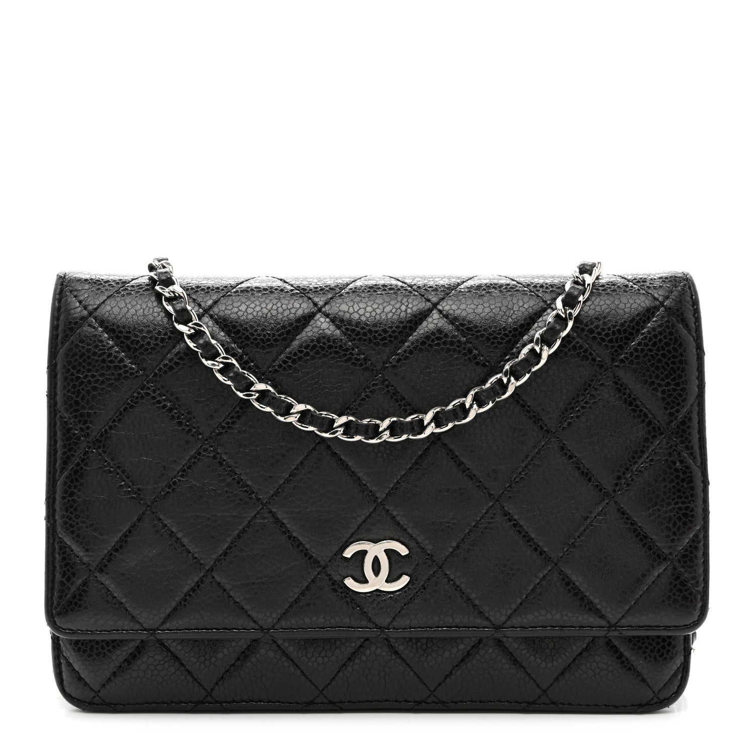Chanel Caviar Quilted Wallet On Chain WOC Black 1 of 11