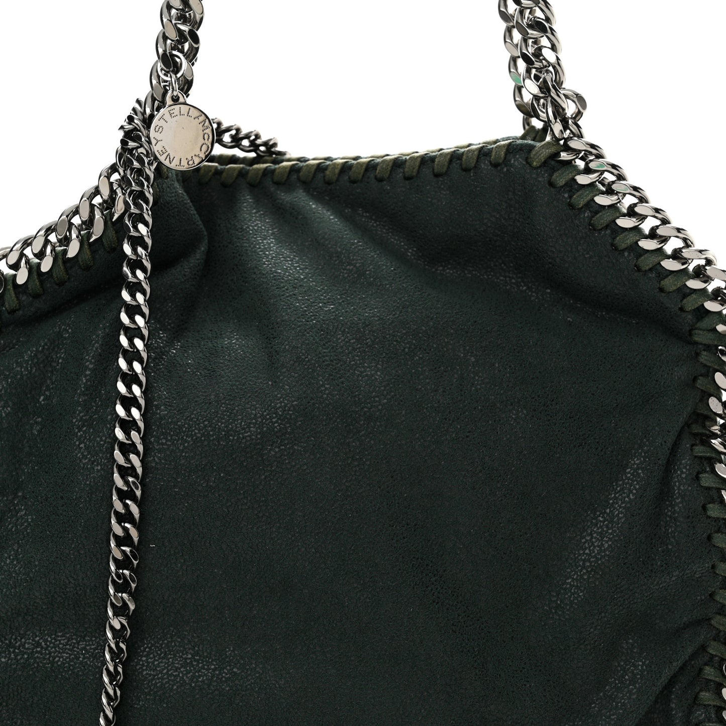 Shaggy Deer Mini Falabella Fold Over Tote Pine