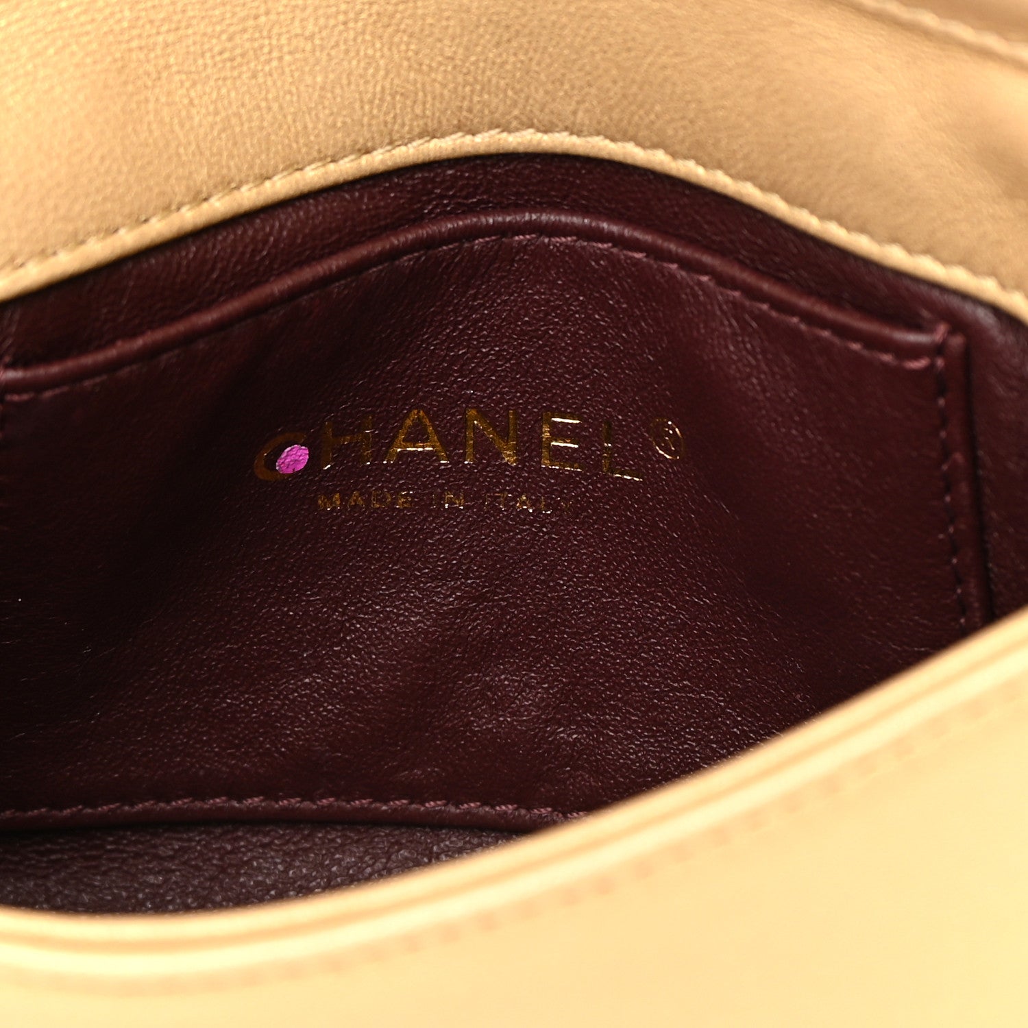 Chanel Lambskin Pearls Flap Gold 6 of 19