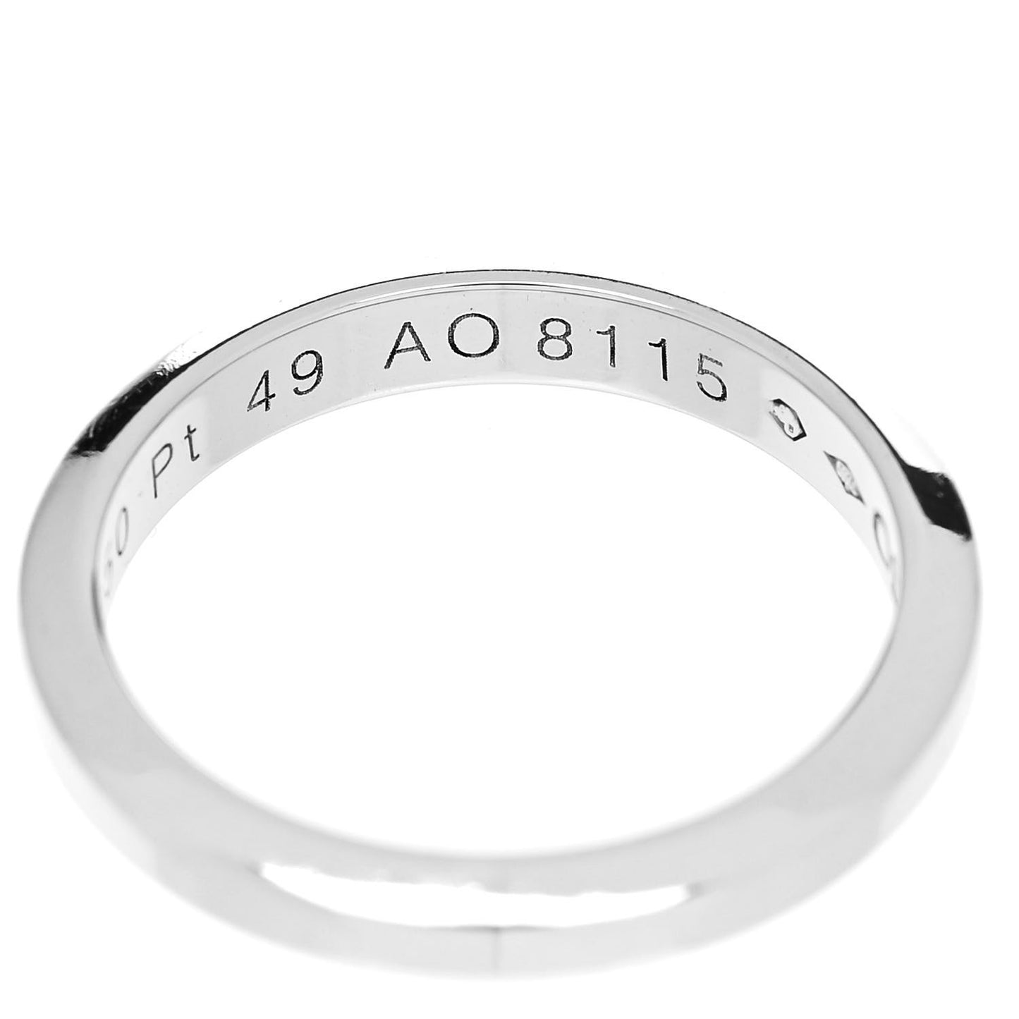 Platinum 3mm Declaration Wedding Band Ring 49 5