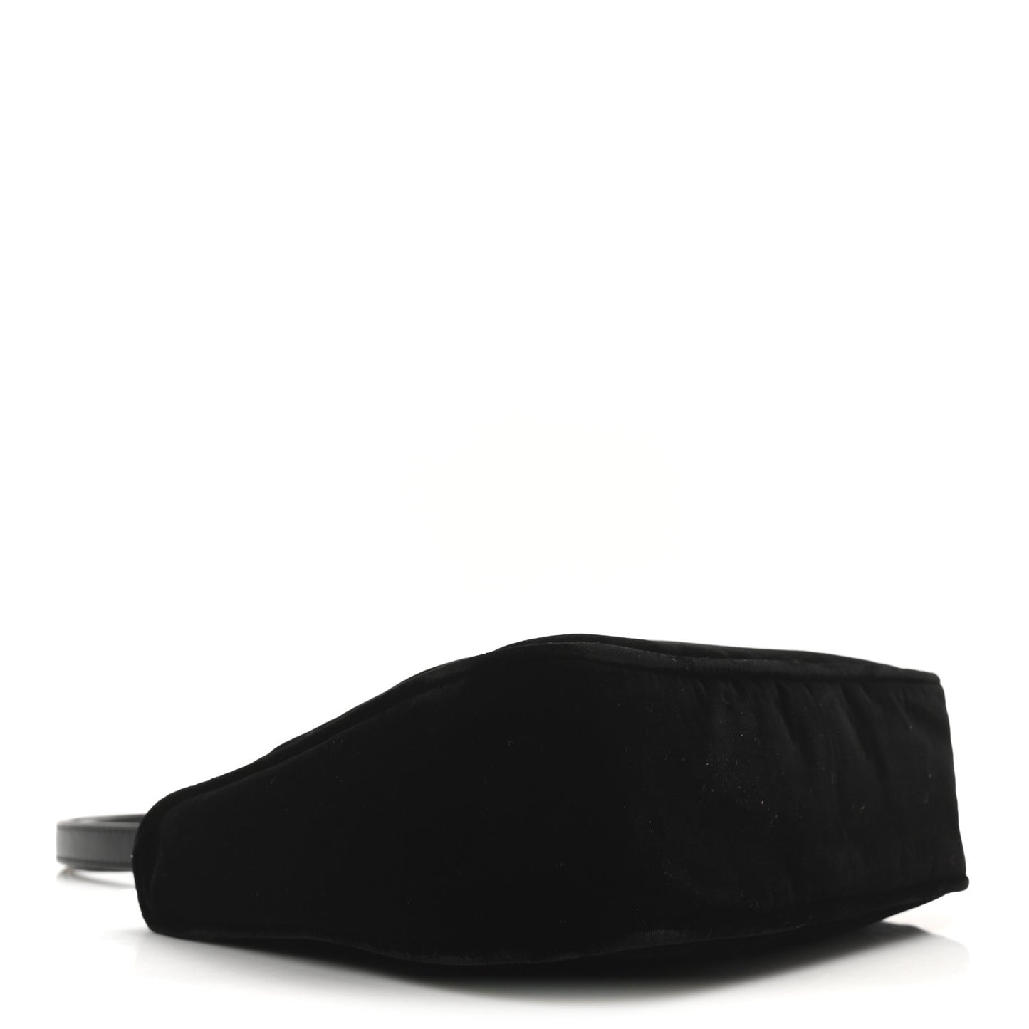 Velvet Nappa Mini Re-Edition Shoulder Bag Black