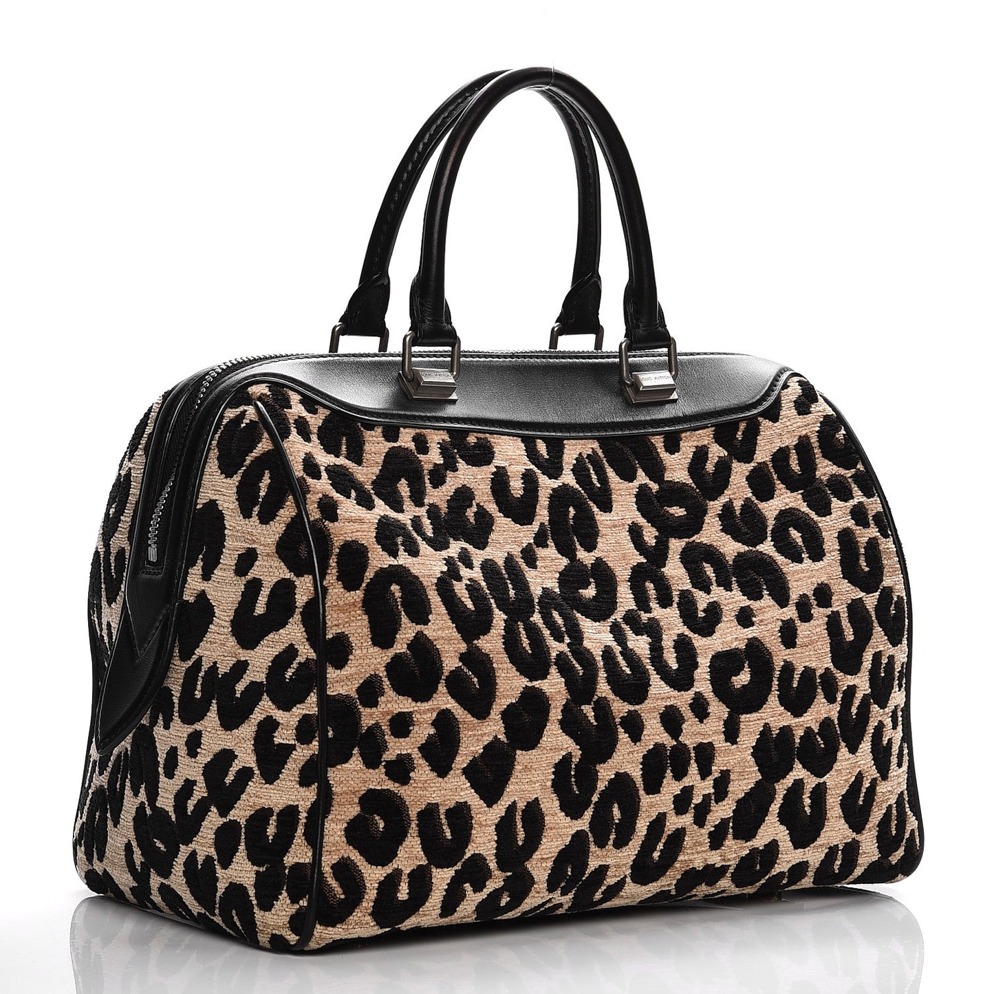 Jacquard Velvet Leopard Print Stephen Sprouse Speedy