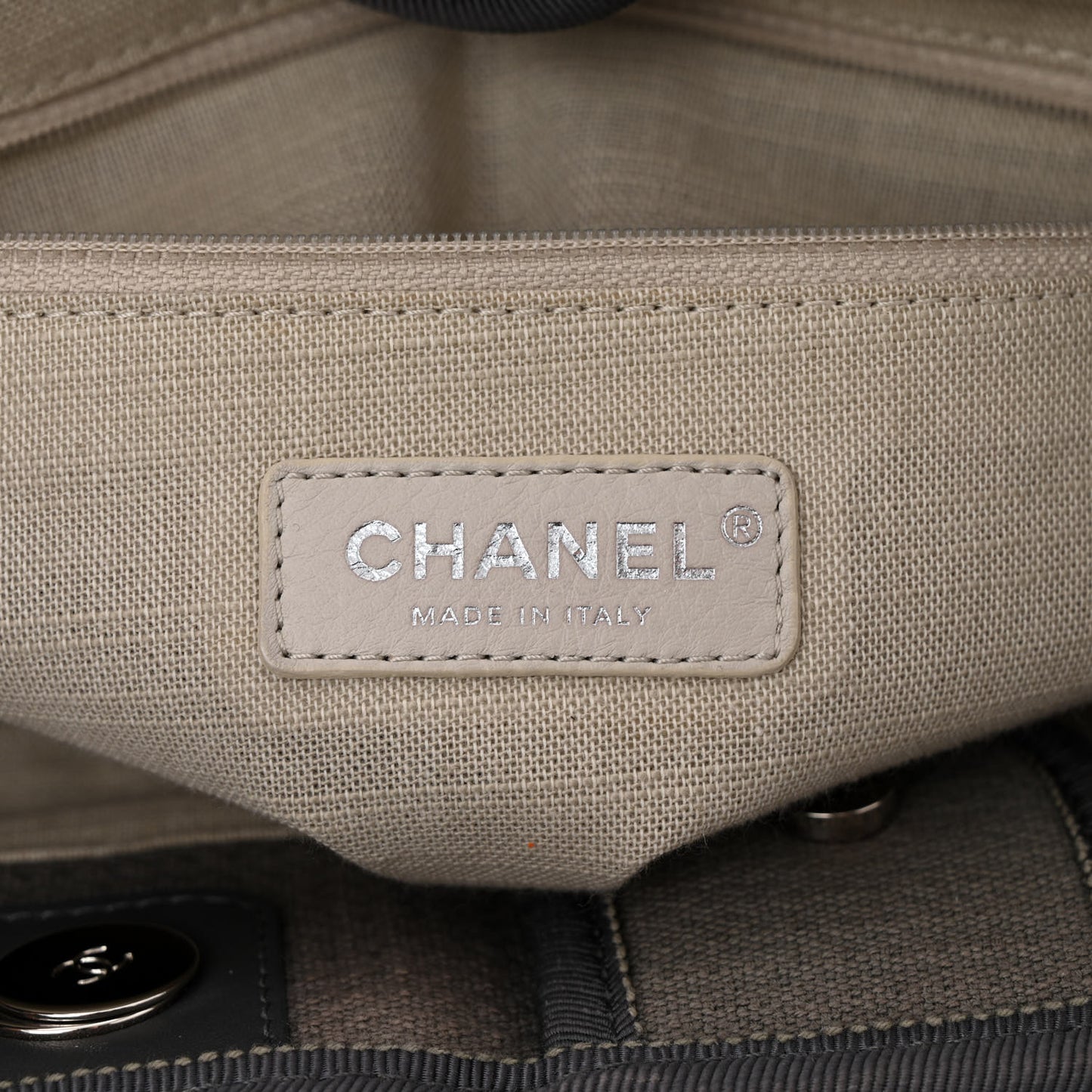 Mixed Fibers Small Deauville Tote Grey