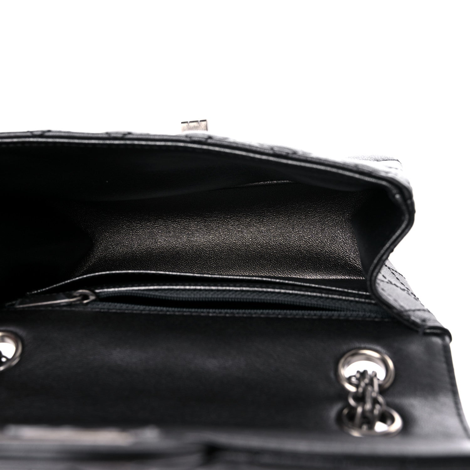 Chanel Metallic Sheepskin Quilted 2.55 Reissue Mini Flap Black 5 of 10