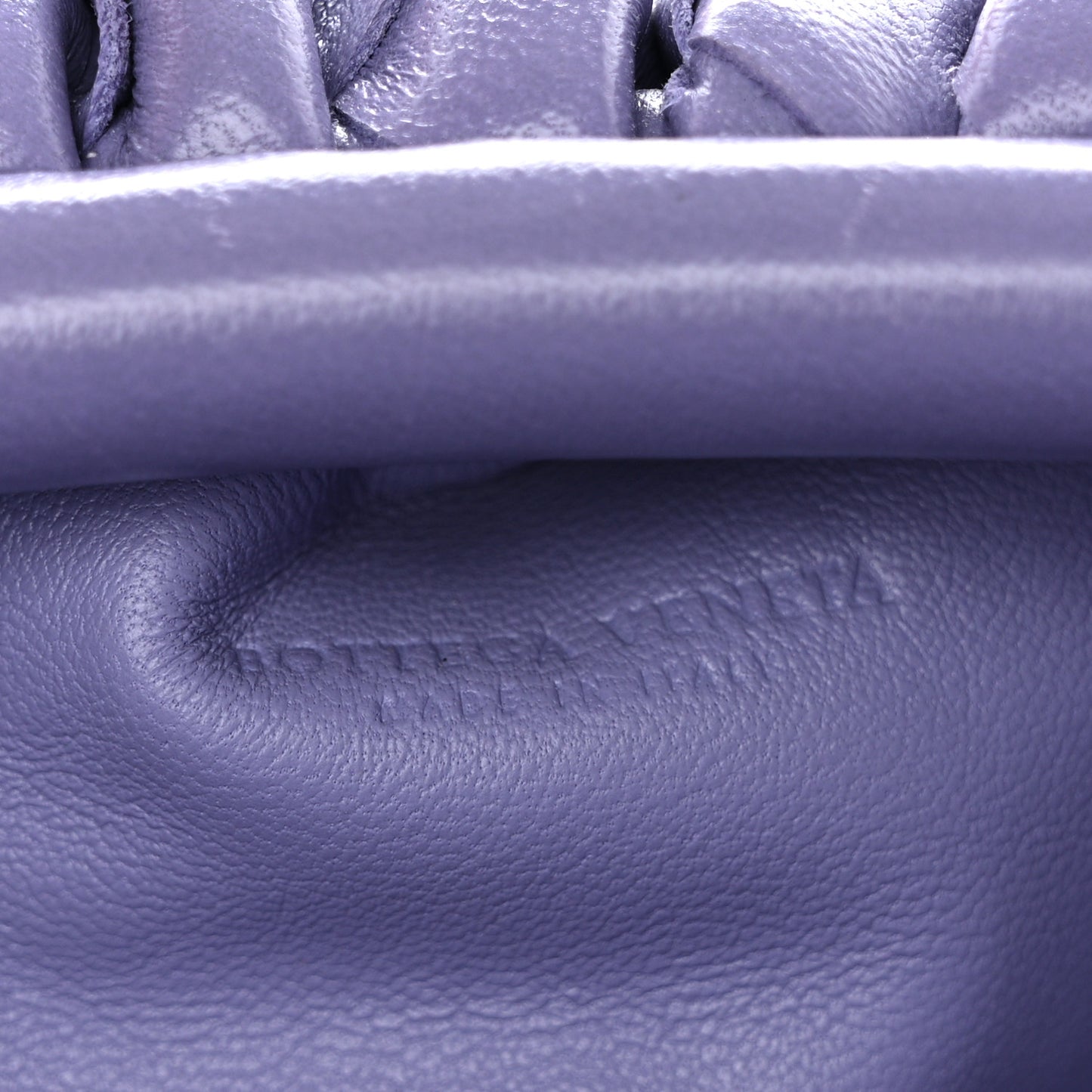 Nappa Intrecciato The Mini Pouch Lavender