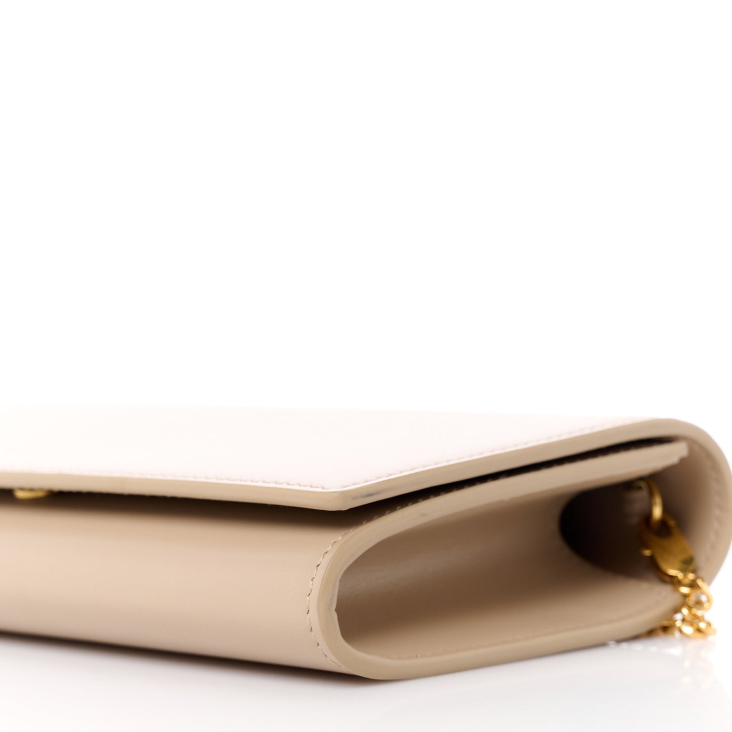 Smooth Calfskin Mini Paris Bag Dark Beige